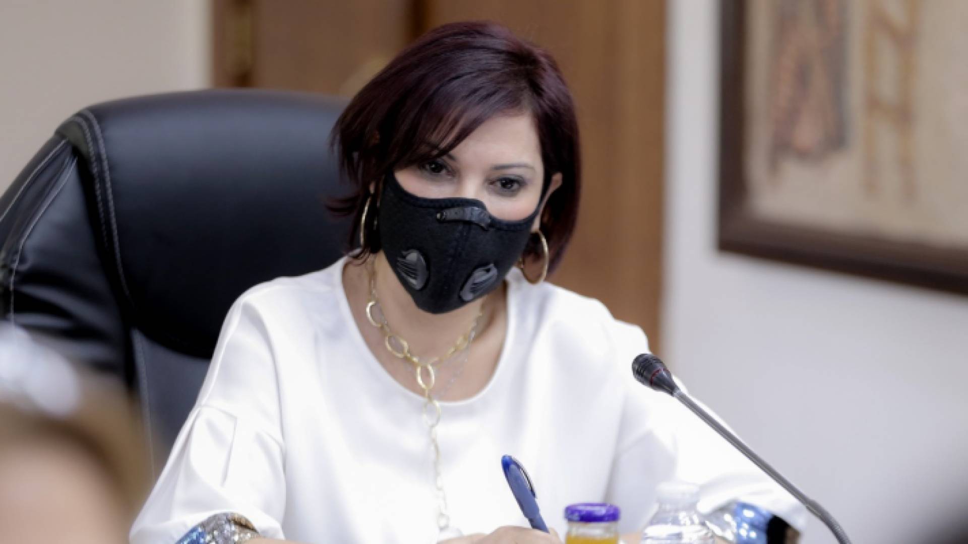 وزيرة السياحة والاثار مجد شويكة