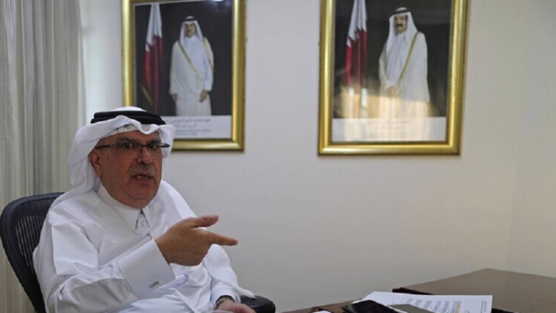 رئيس اللجنة القطرية لإعادة إعمار غزة محمد العمادي