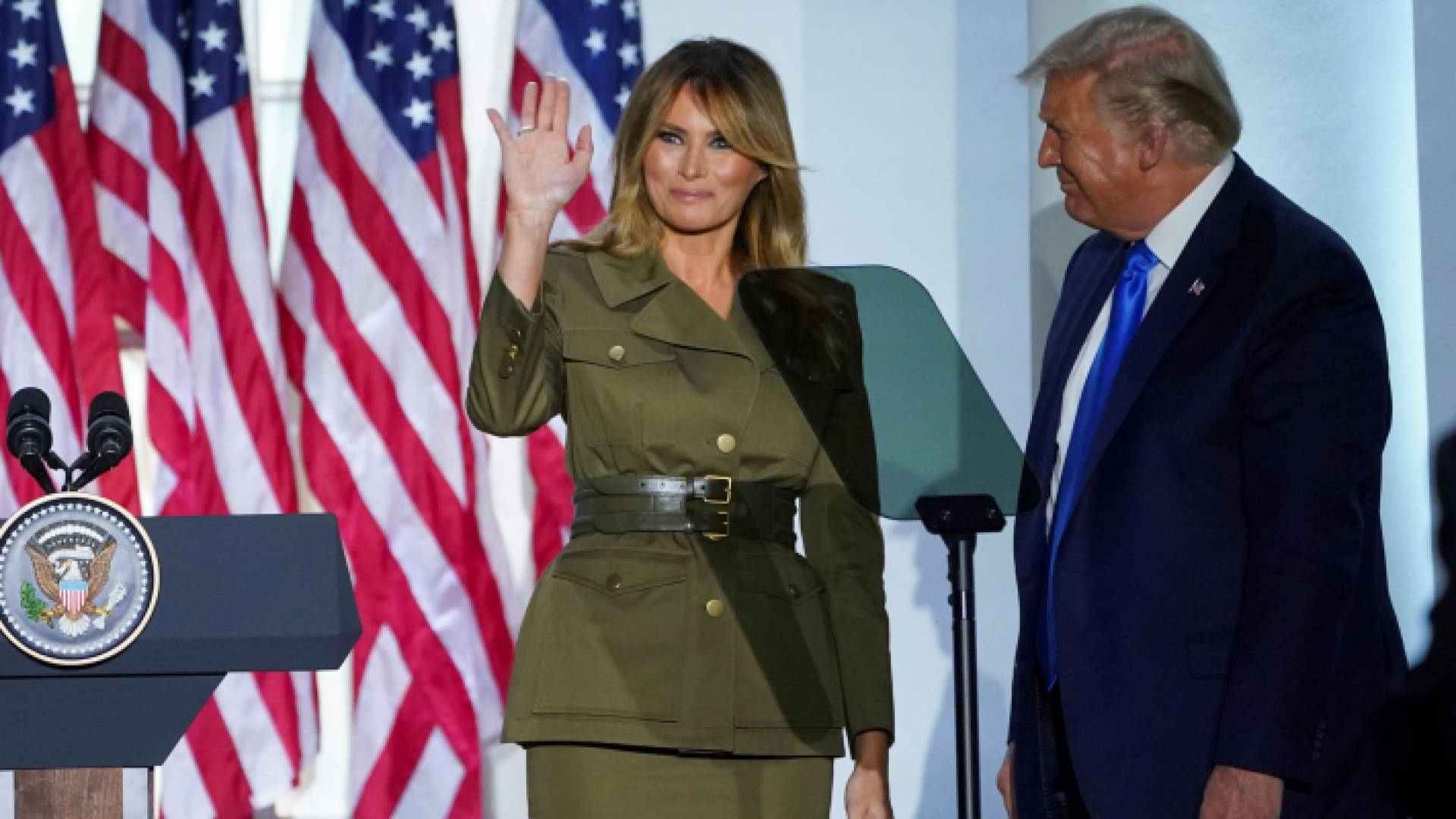 دونالد ترمب وزوجته ميلانيا