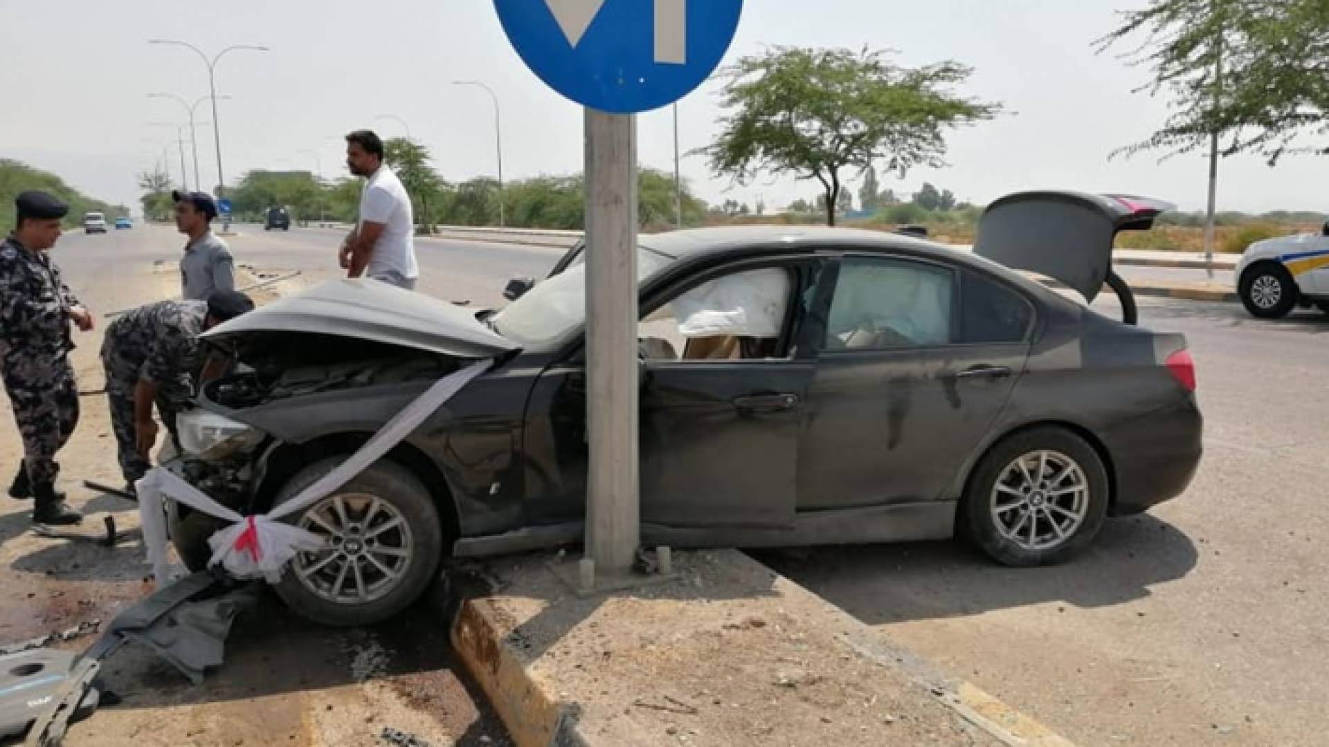 صورة من موقع الحادث