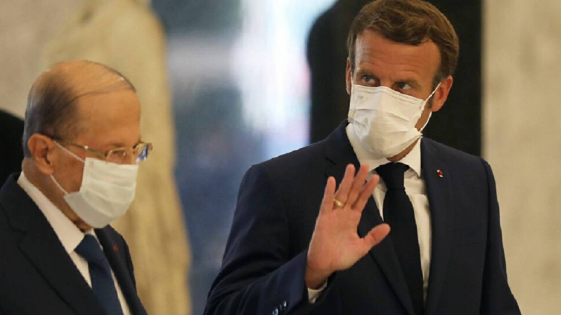 ماكرون وعون