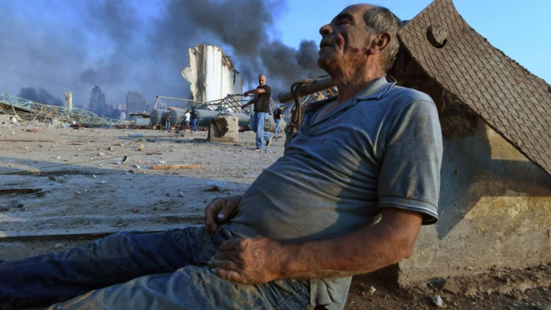 جانب من انفجار بيروت