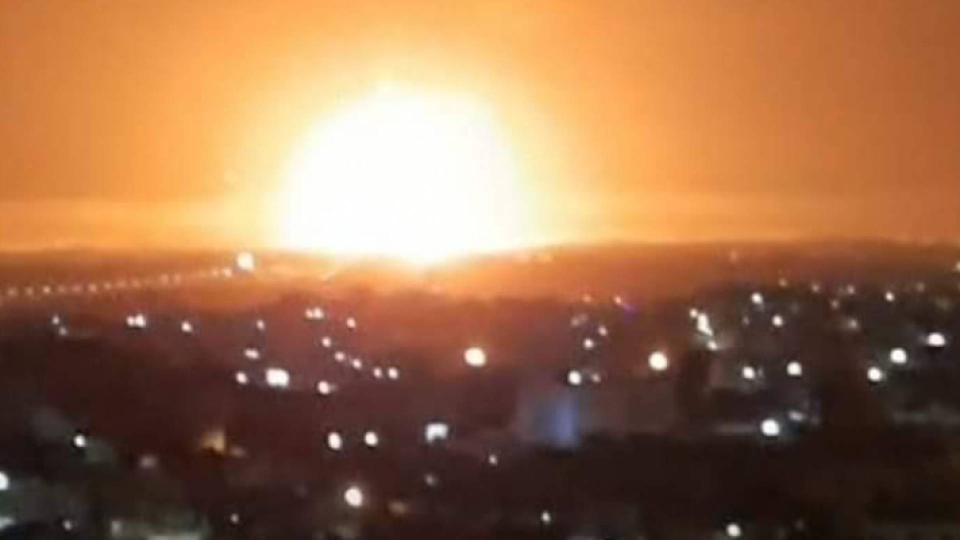 الصورة من الانفجار