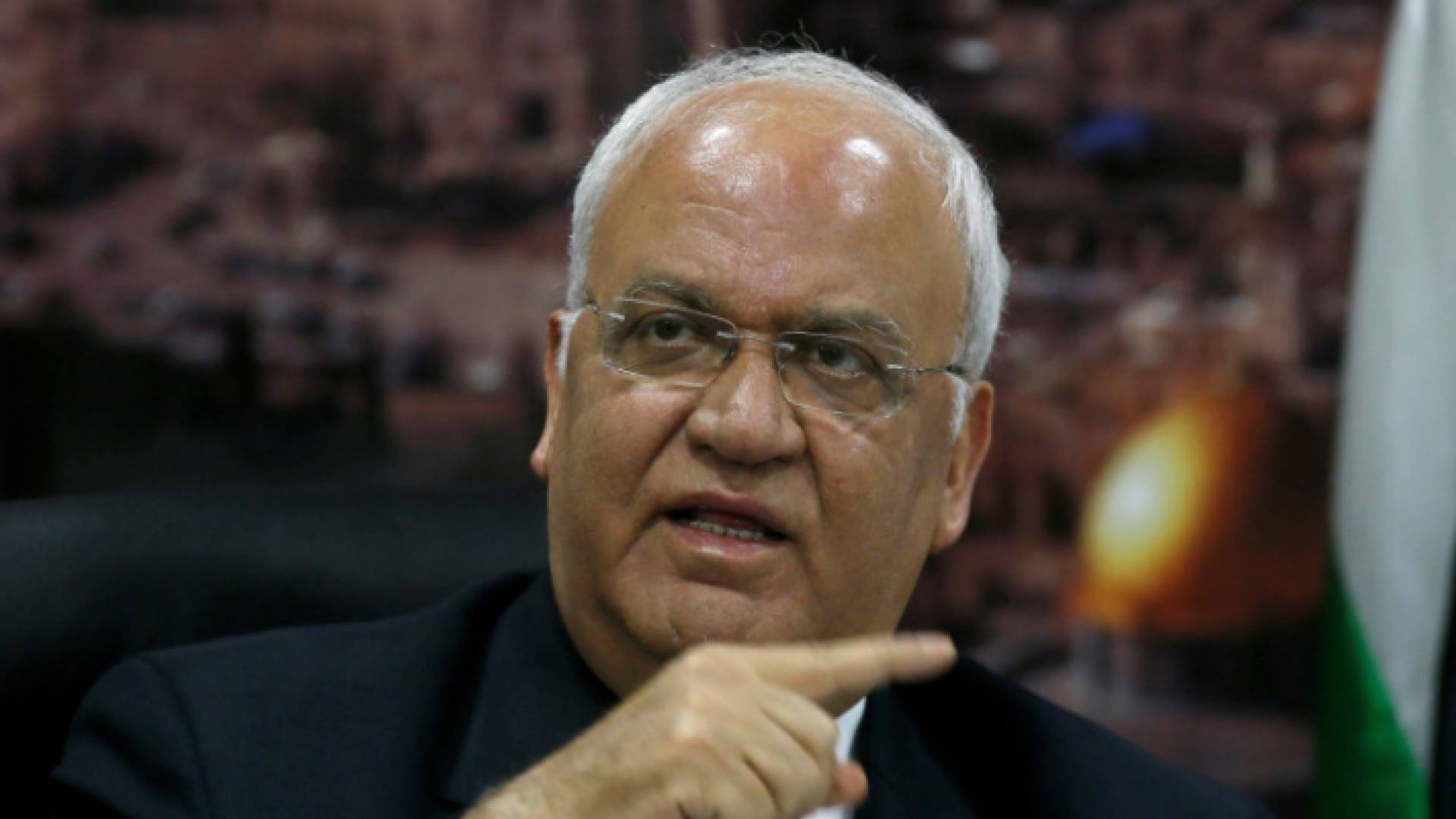 أمين سر اللجنة التنفيذية لمنظمة التحرير الفلسطينية صائب عريقات