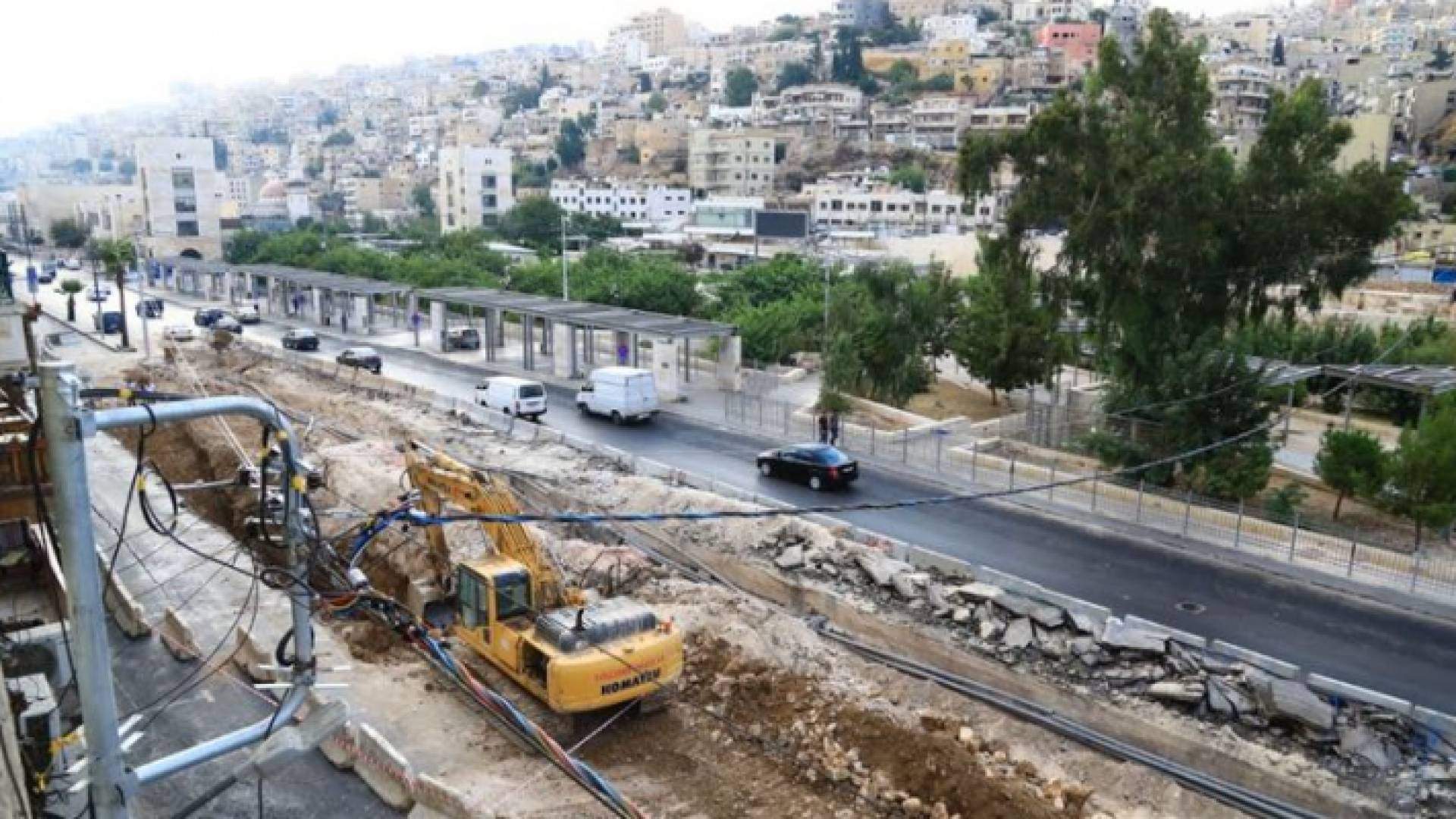 جانب من عمل الحفريات