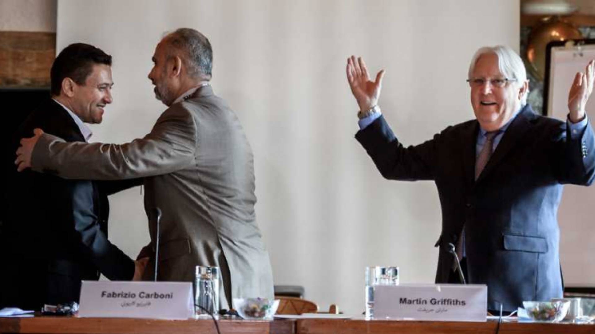 مبعوث الأمم المتحدة إلى اليمن مارتن غريفيث يبارك اتفاق الفرقاء اليمنيين