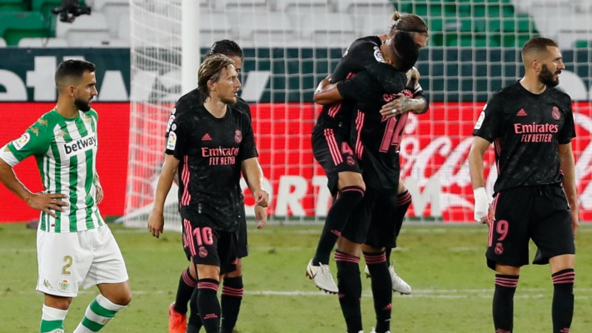 من لقاء ريال مدريد وريال بيتيس