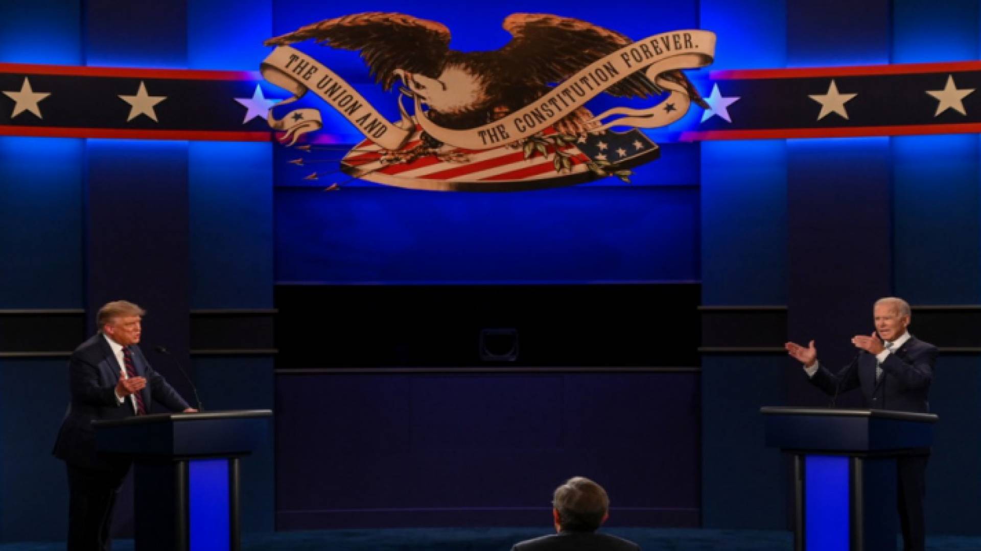 ترامب وبايدن.. تلاسن حاد خلال المناظرة