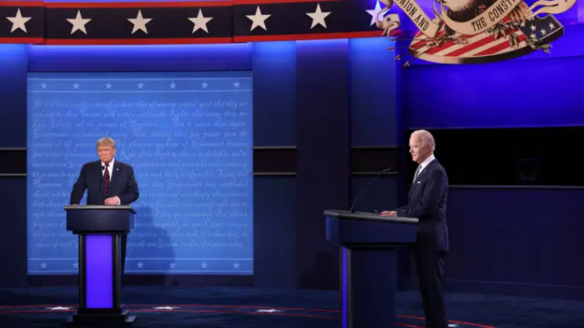 تلاسن حاد خلال المناظرة