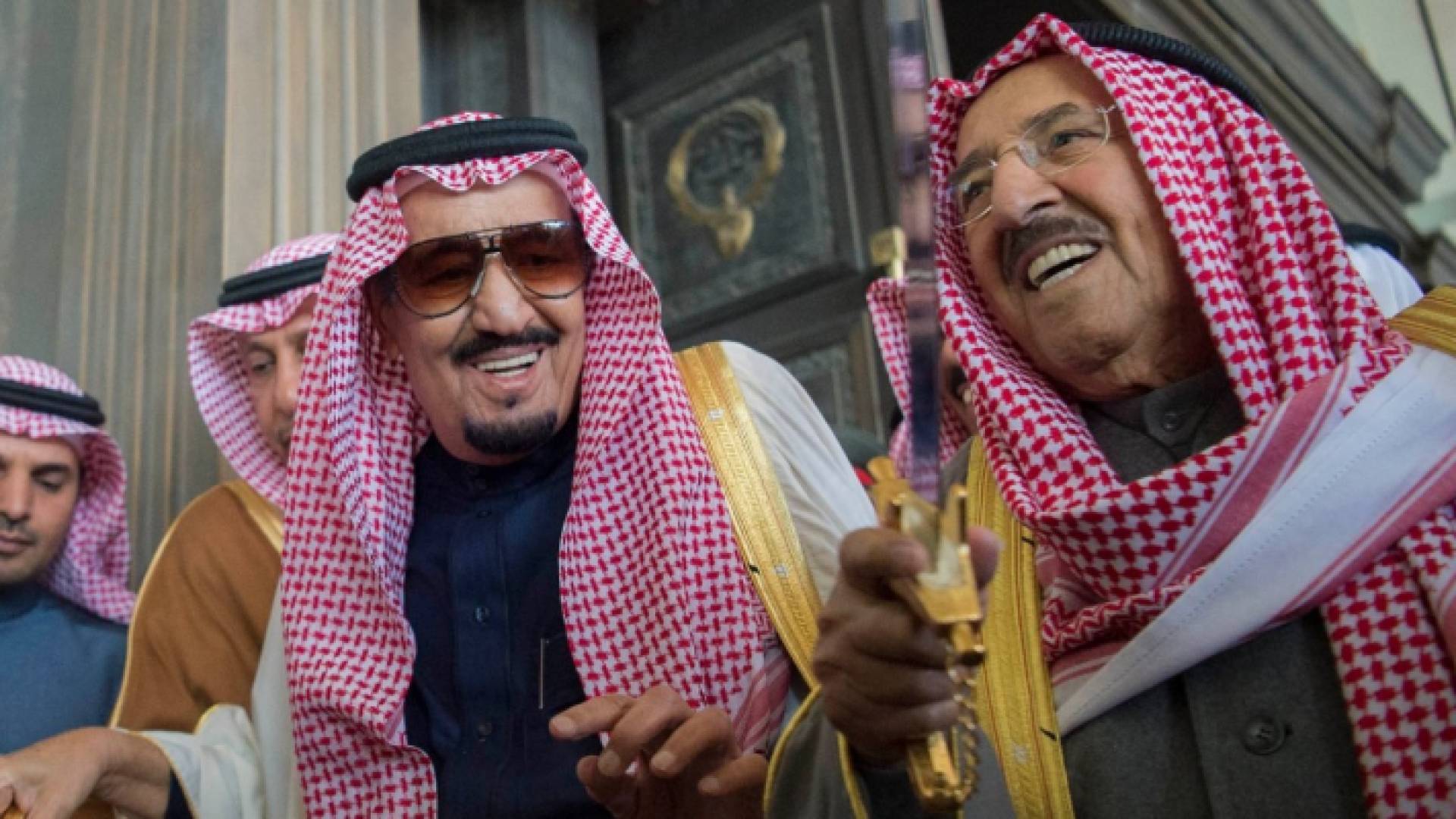 أمير الكويت الراحل والملك سلمان