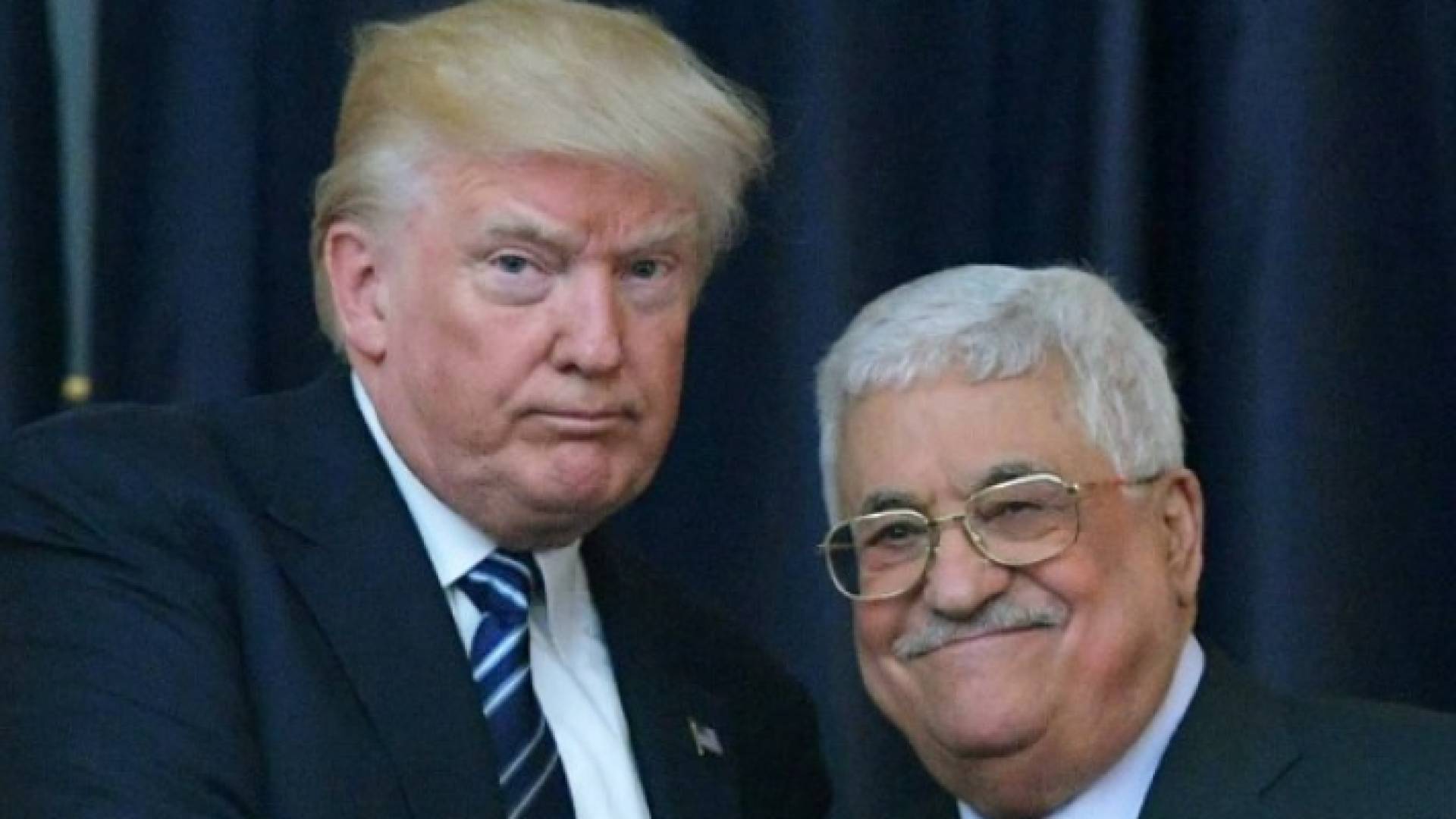 الرئيس الفلسطيني ودونالد ترمب