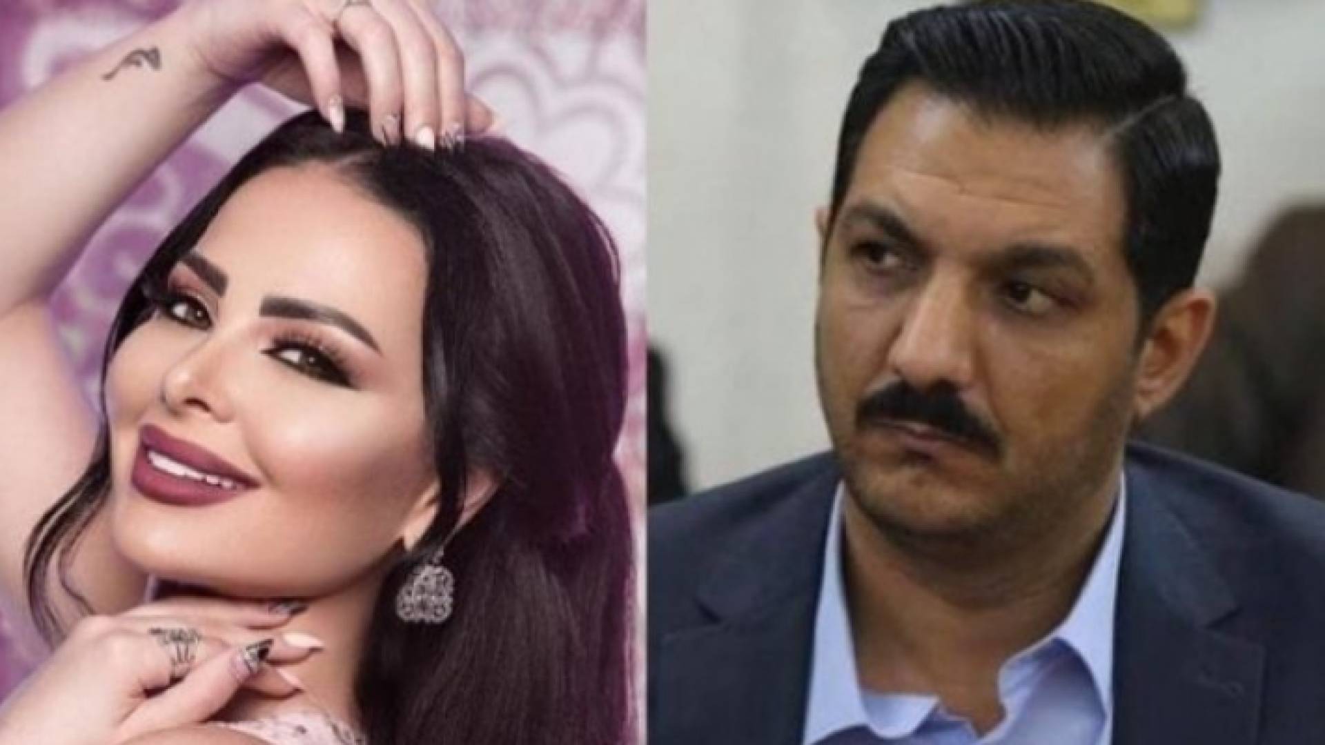 معاذ العمري وزوجته ديانا كرزون