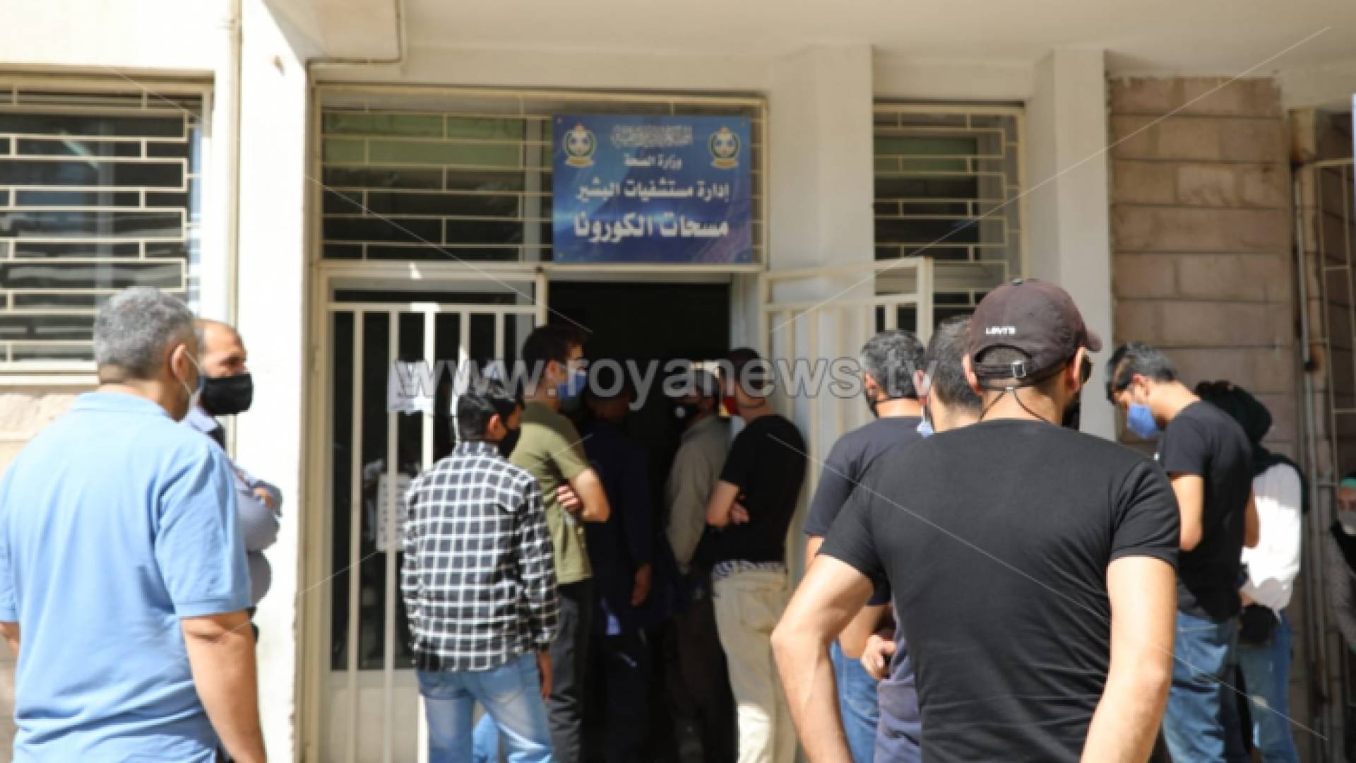 قسم مسحات كورونا في متسشفى البشير