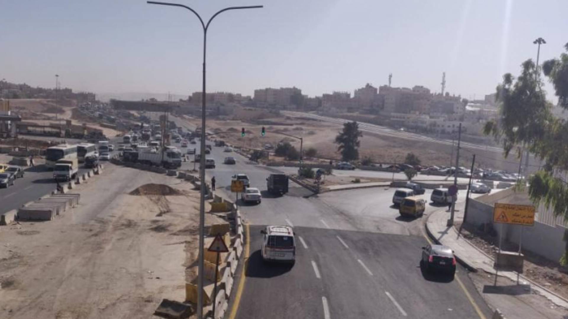 الأشغال تنهي جزءاً من المرحلة الثانية لمشروع الباص السريع عمان - الزرقاء