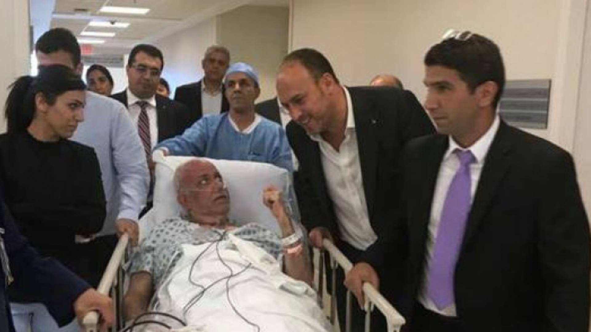 صائب عريقات في مستشفى هداسا عين كارم