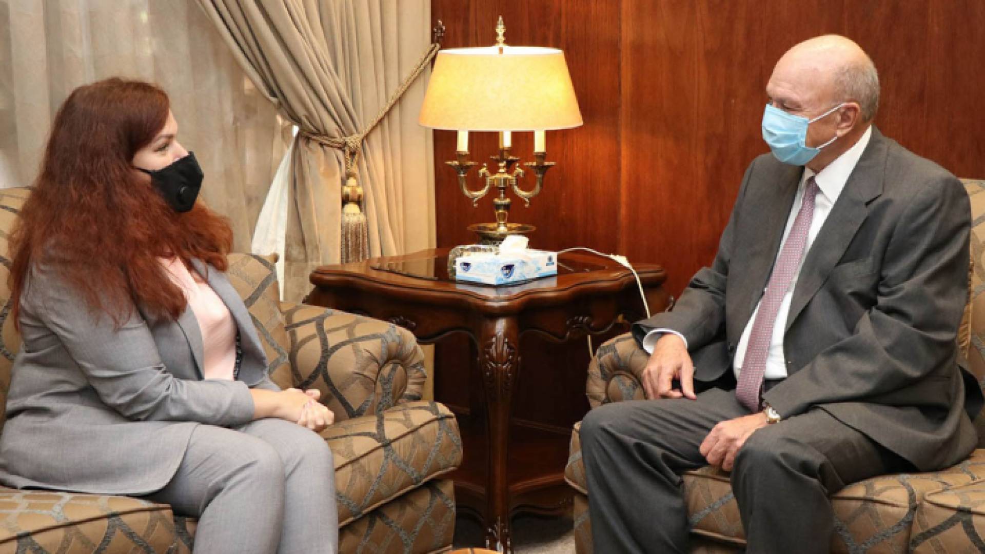 رئيس مجلس الأعيان يلتقي السفيرة الأوكرانية