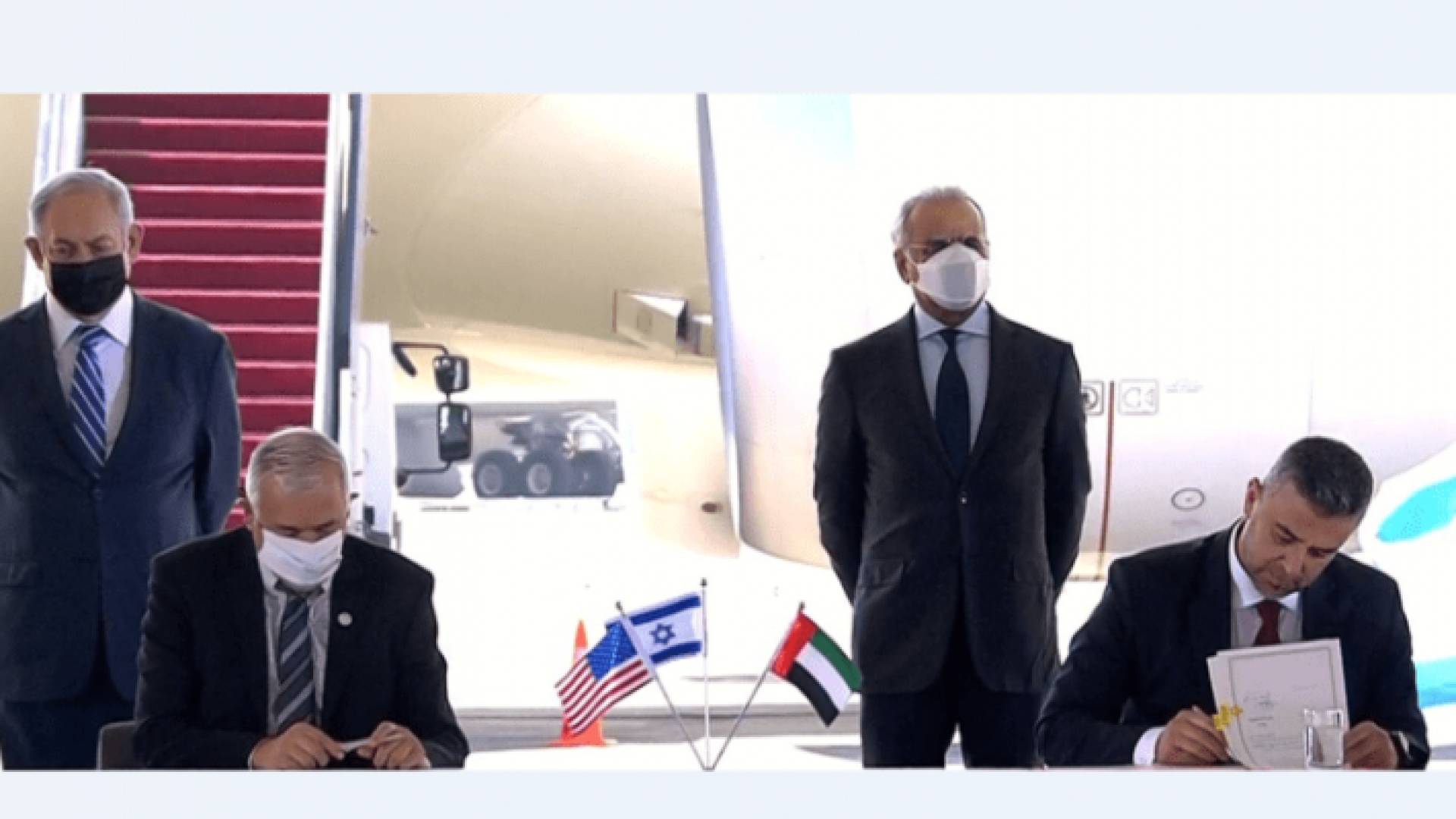 توقيع اتفاقيات بين أبو ظبي وتل أبيب