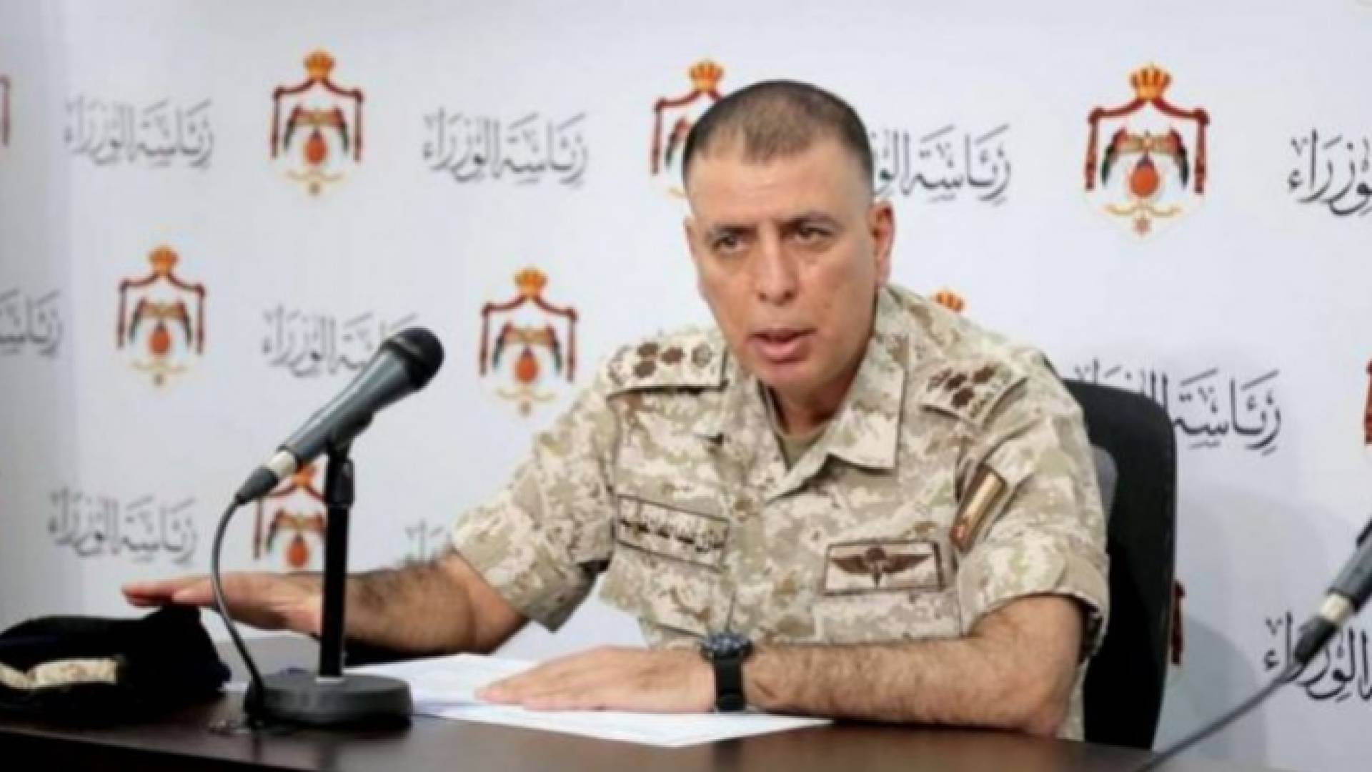 مدير عمليات خلية أزمة كورونا في المركز الوطني للأمن وإدارة الأزمات العميد مازن الفراية