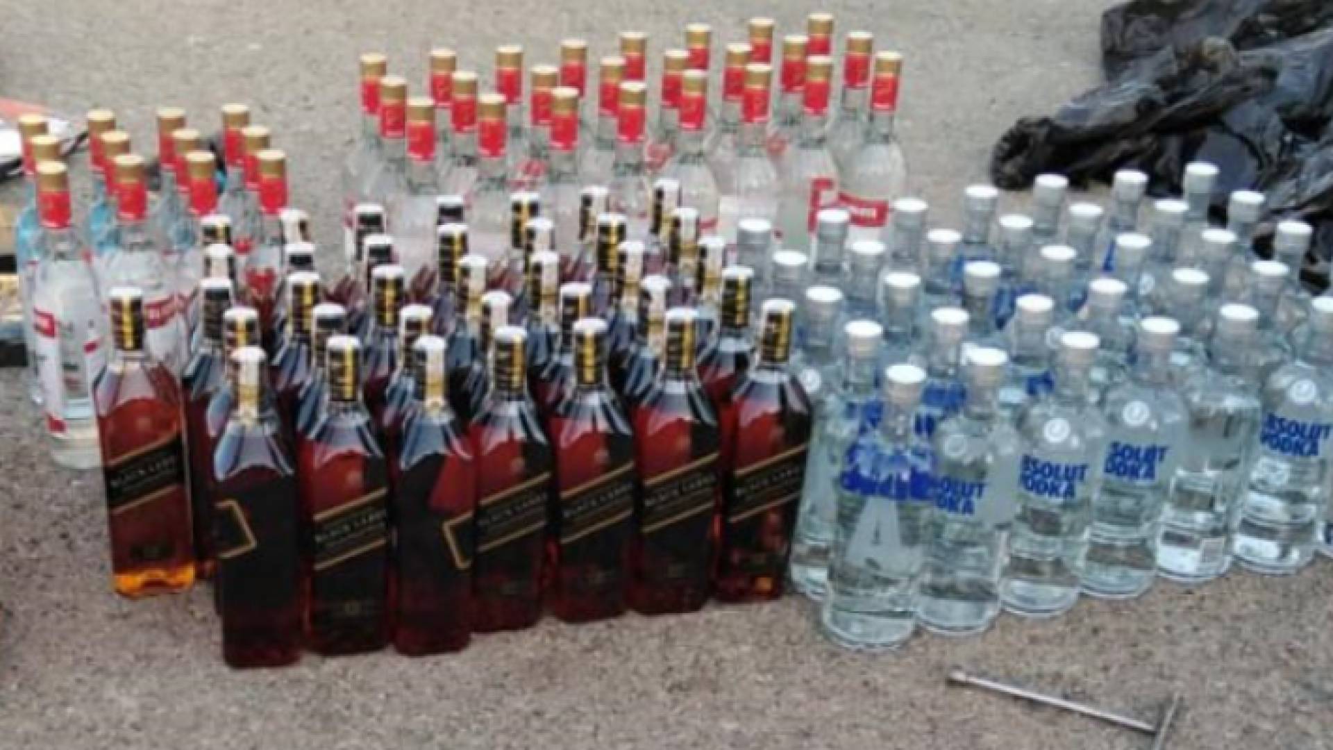 احباط تهريب كميات كبيرة من المشروبات الروحية