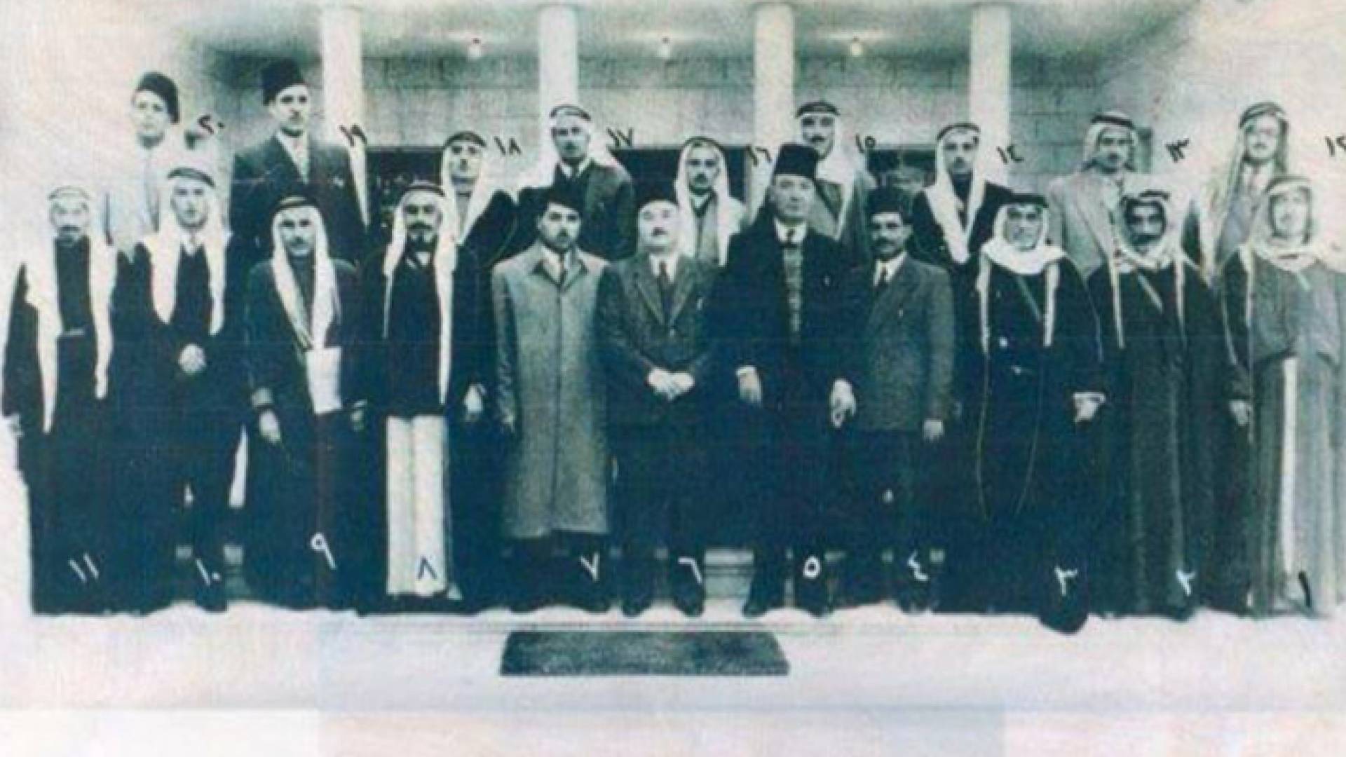 أعضاء أول مجلس نواب أردني