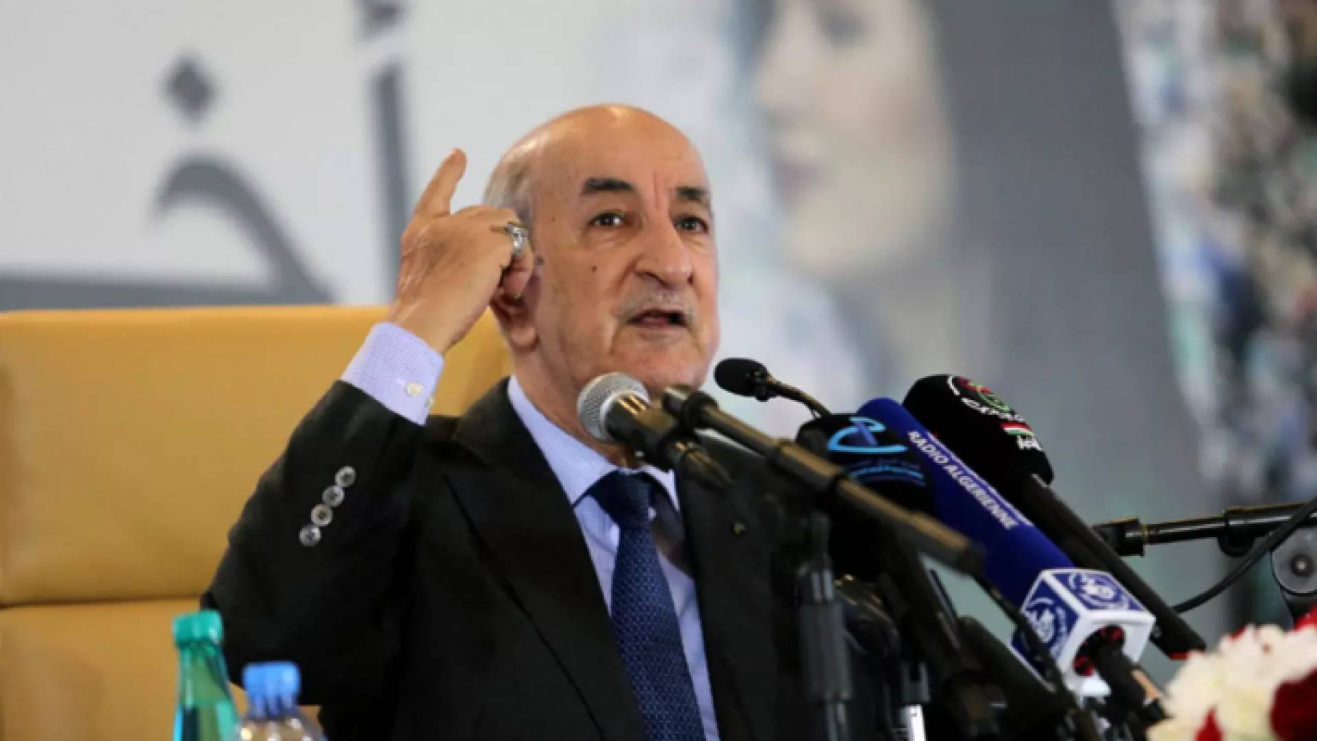 الرئيس الجزائري عبد المجيد تبون
