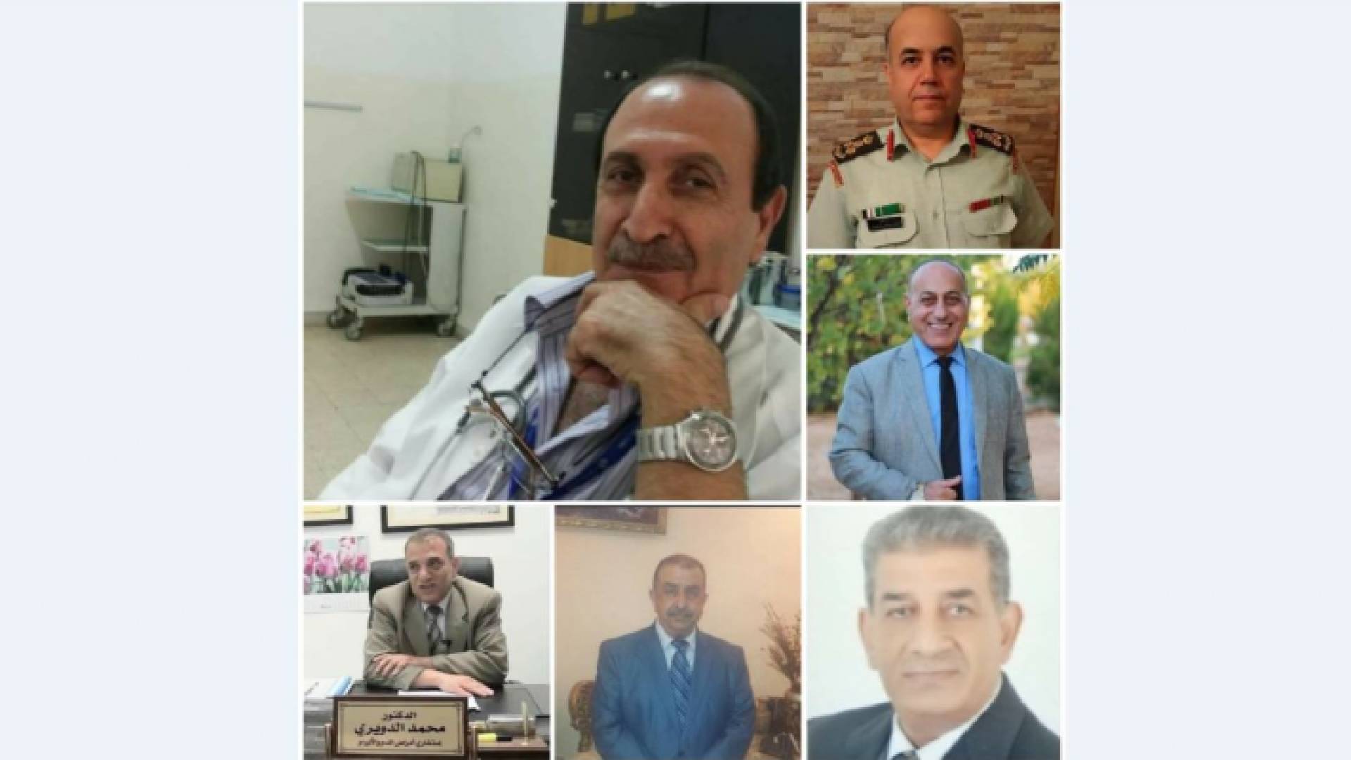 صور لأطباء أردنيين قضوا بمواجهة كورونا