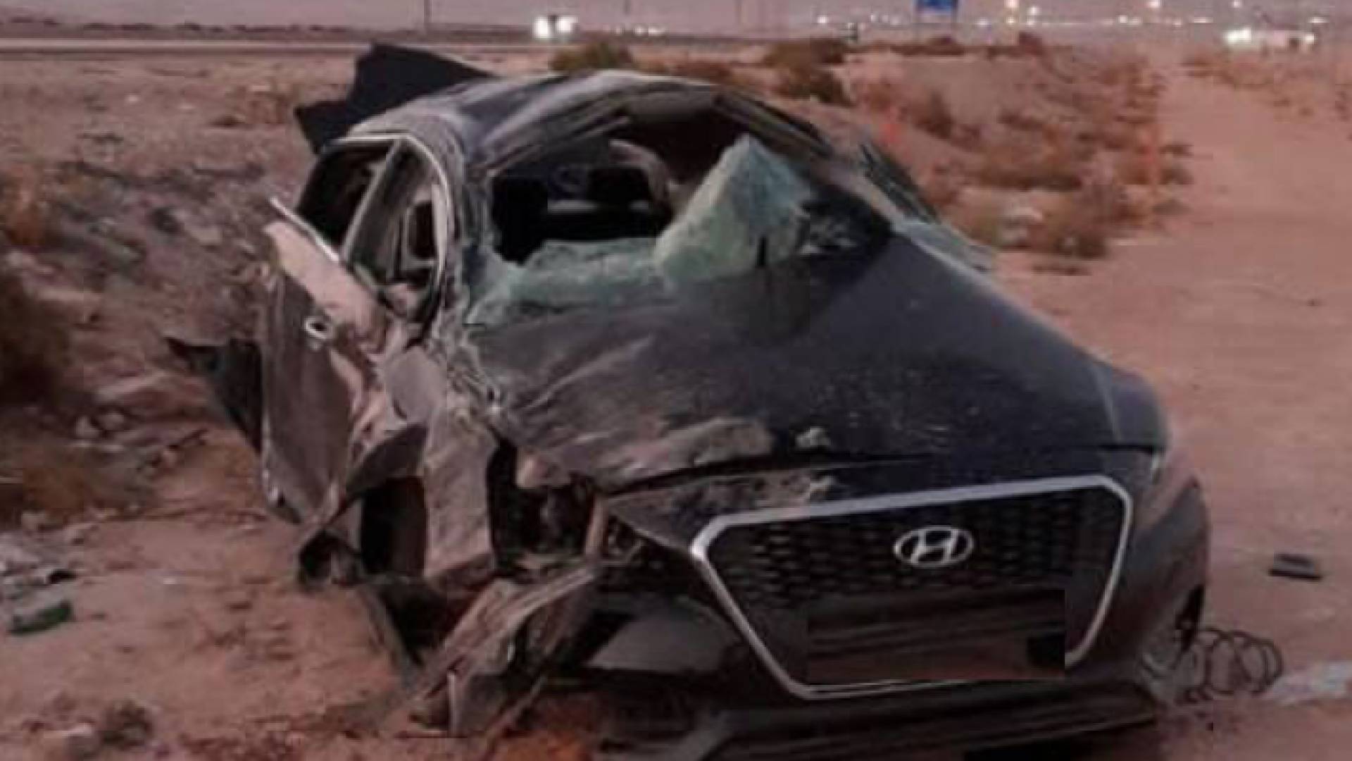 المركبة التي كان يقلها النائب المرحوم يحيى السعود