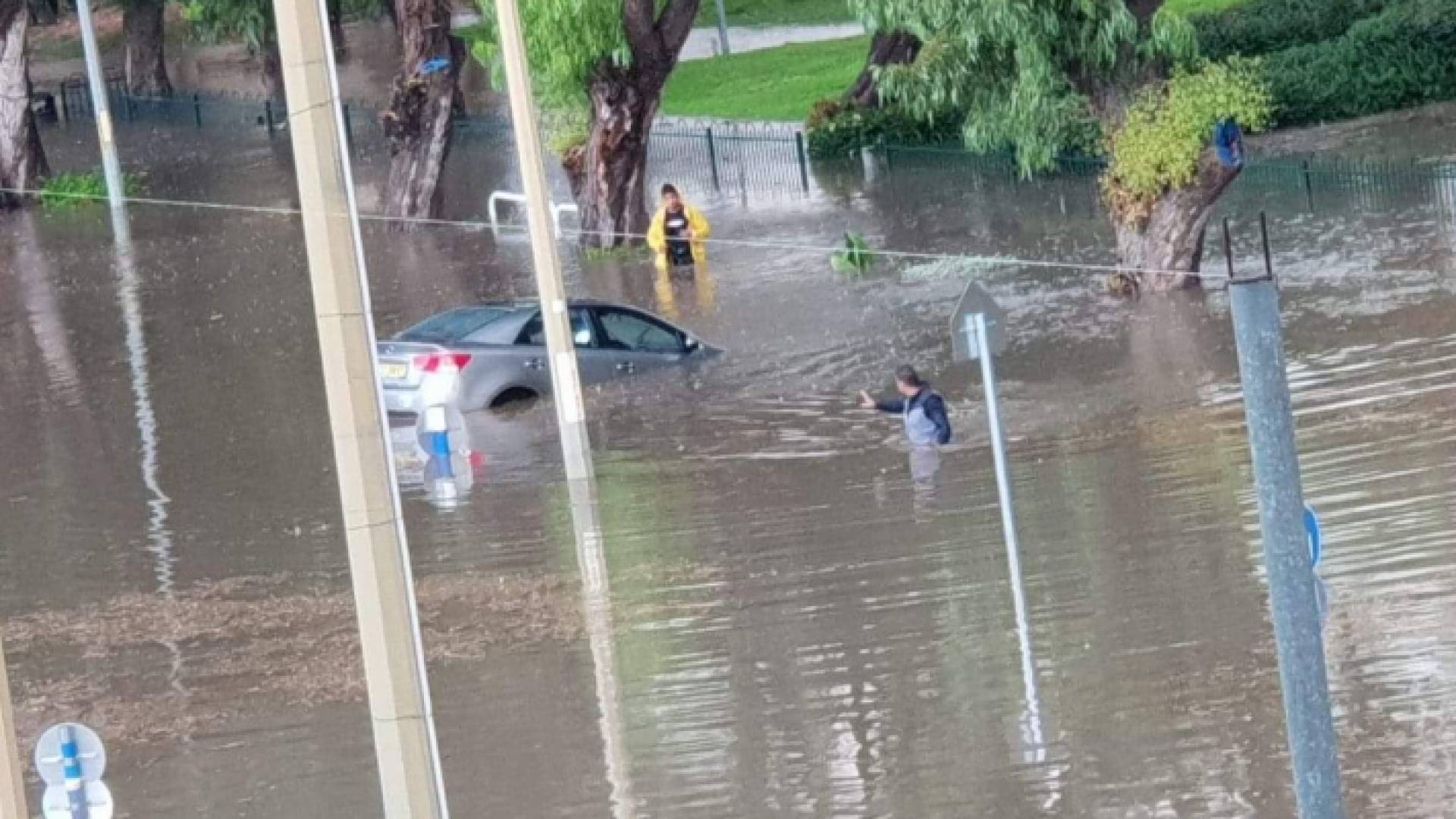 سيول وفيضانات تجتاح مناطق عدة في الداخل الفلسطيني