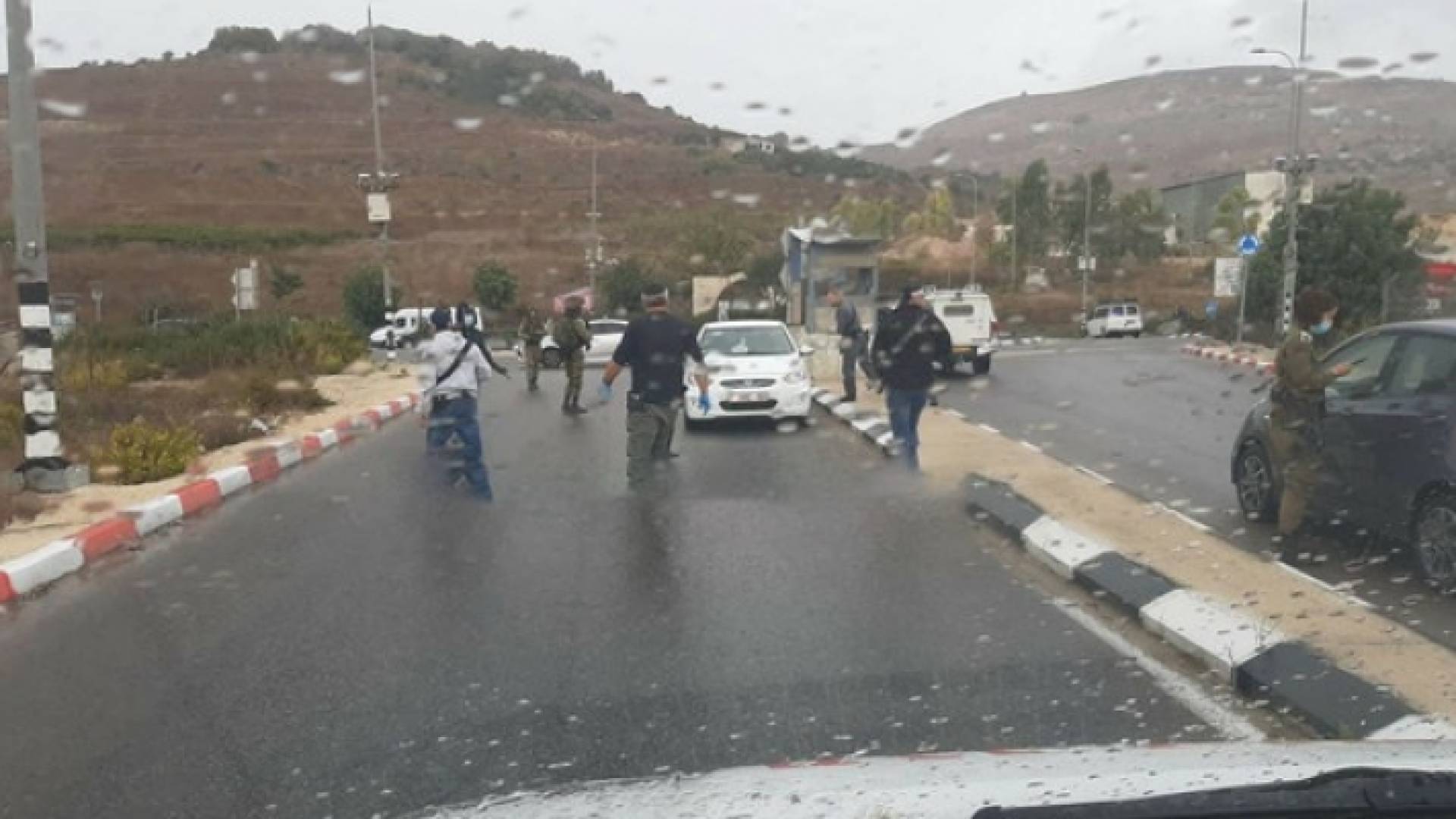 من مكان الحادثة