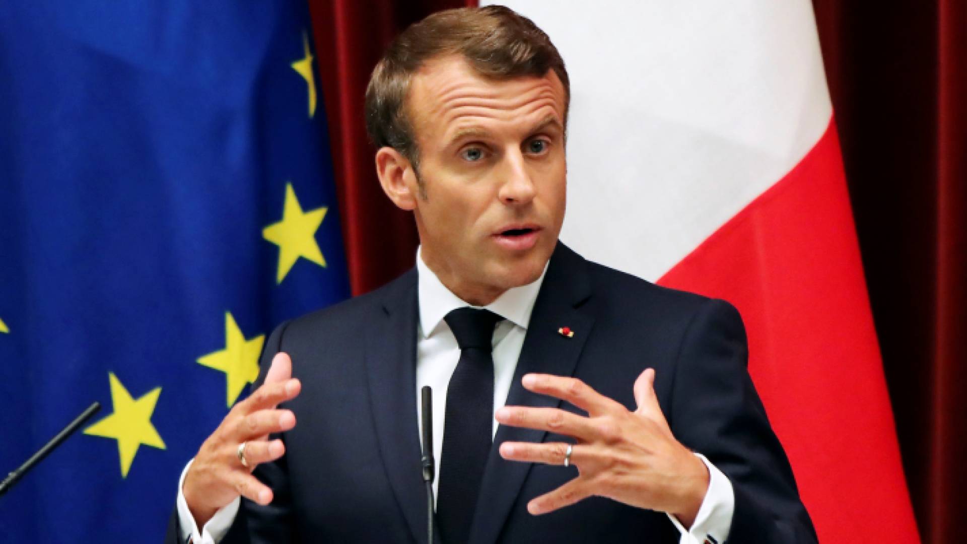 الرئيس الفرنسي إيمانويل ماكرون