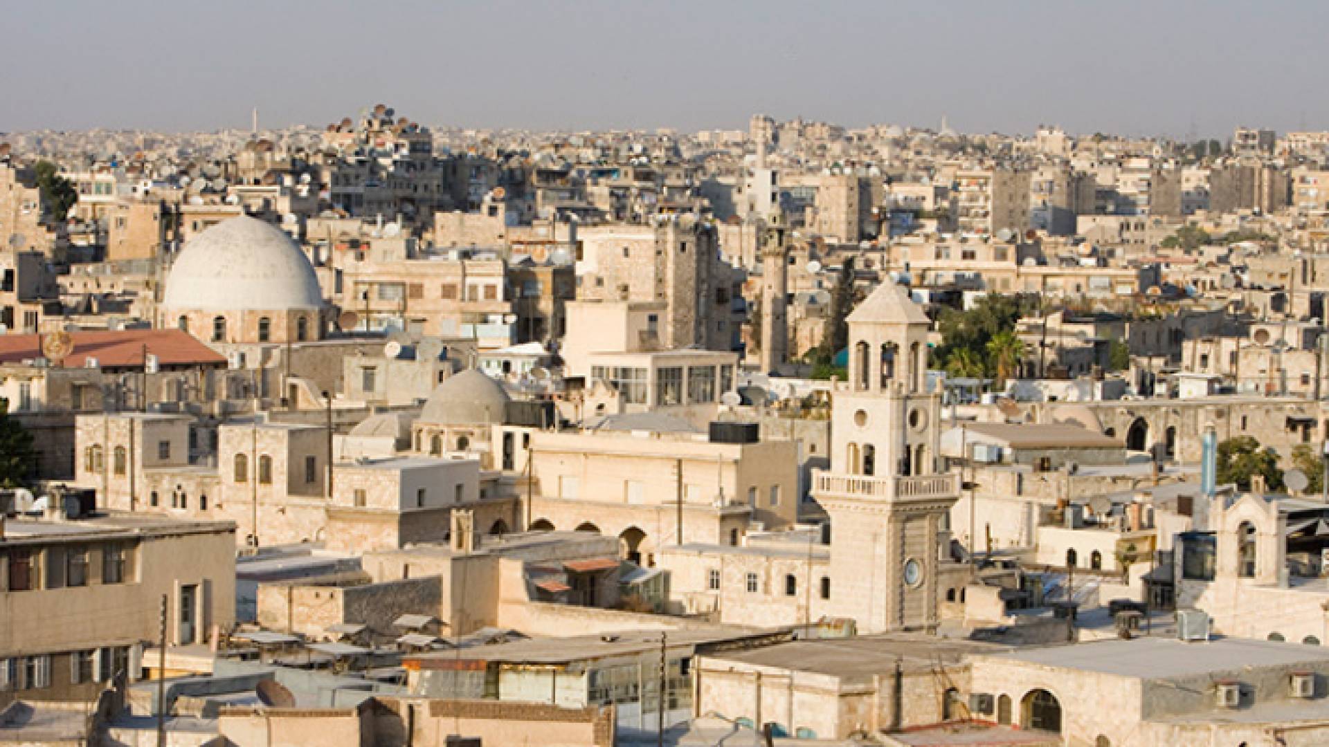 جانب من مدينة حلب