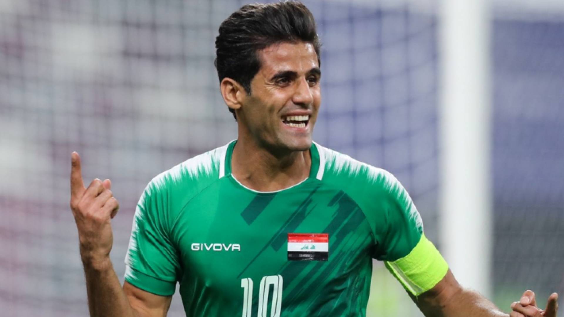 مهاجم أسود الرافدين علاء عبد الزهرة - أرشيف