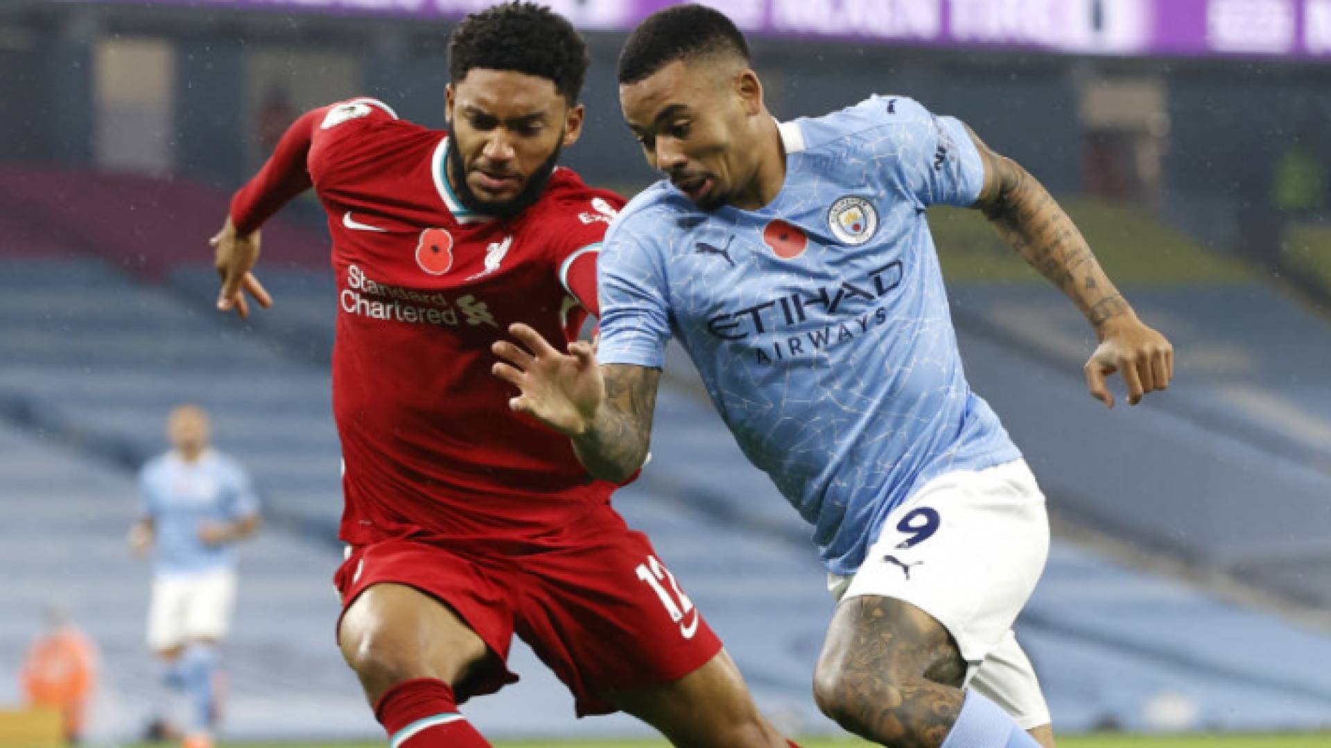 من لقاء ليفربول ومانشستر سيتي