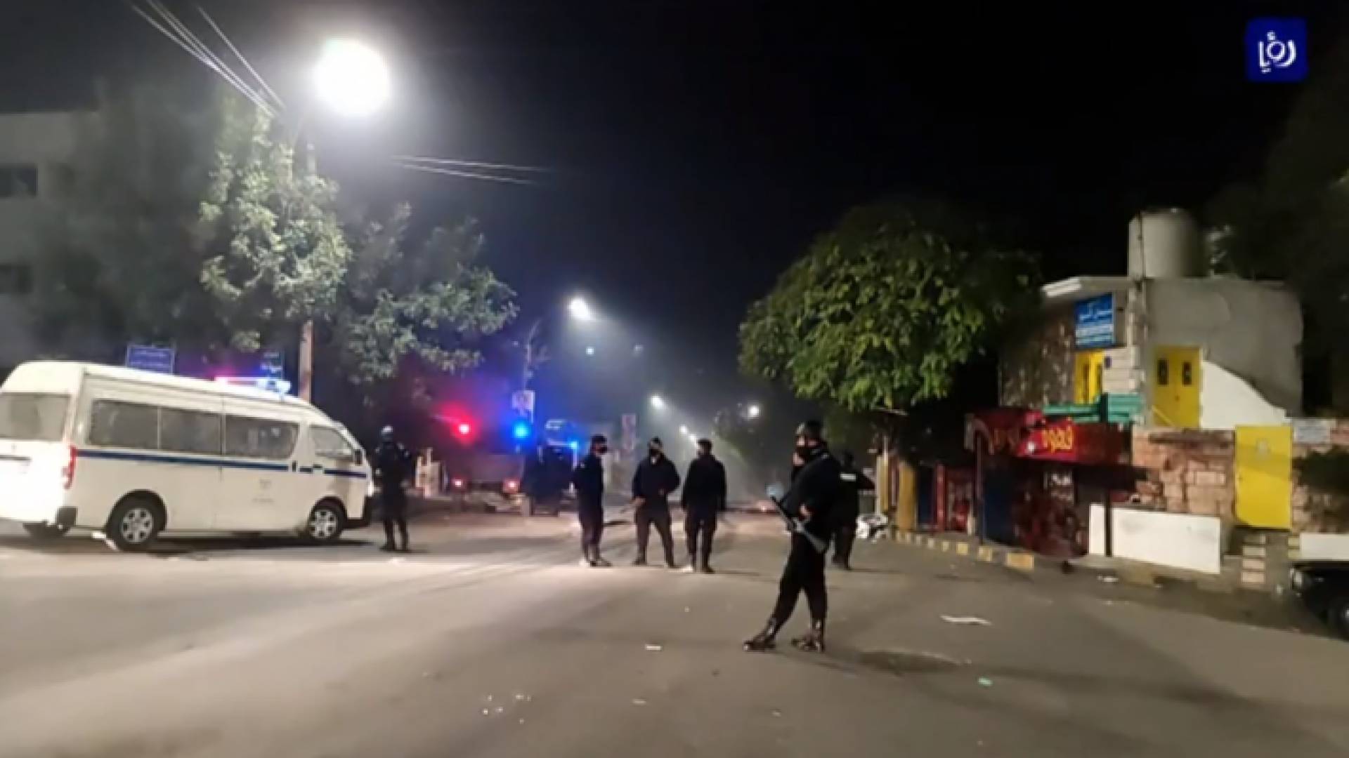 أحداث شغب في منطقة وادي السير