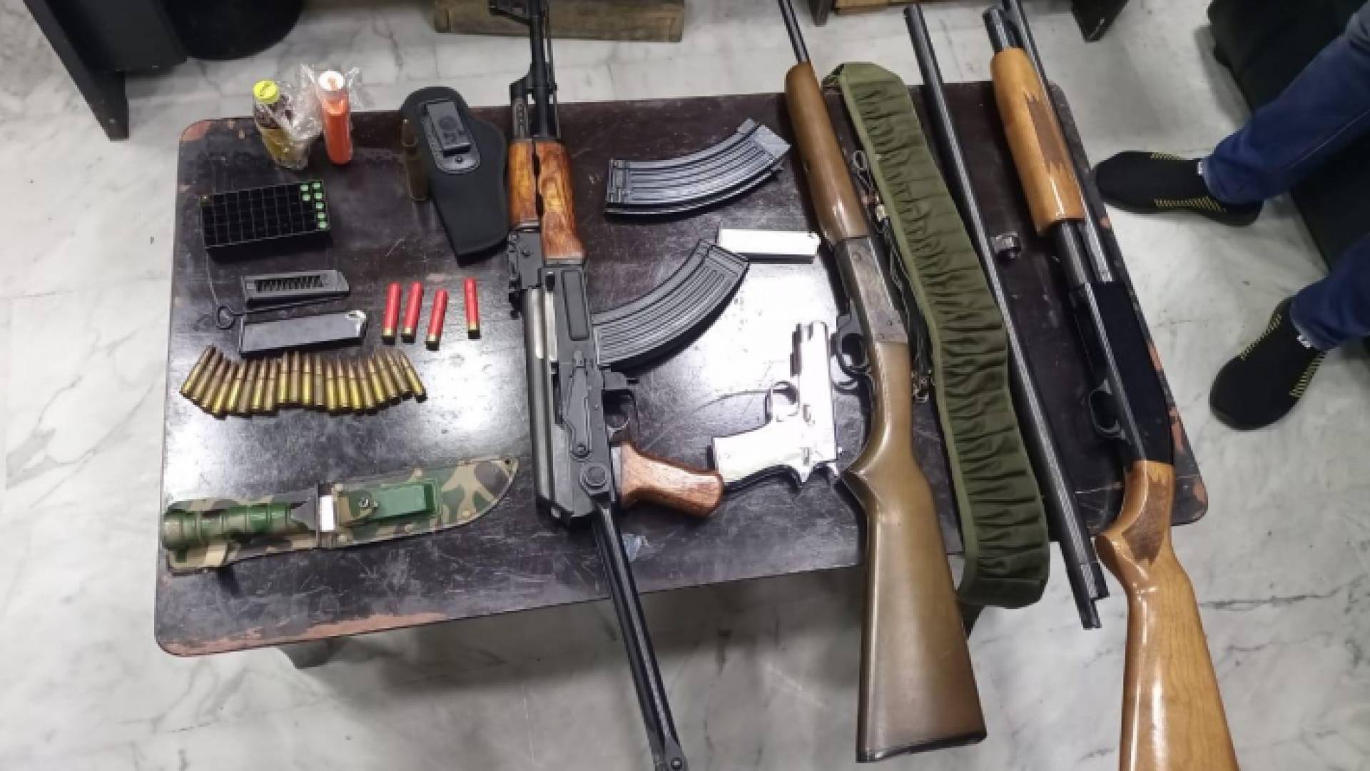 جانب من المضبوطات