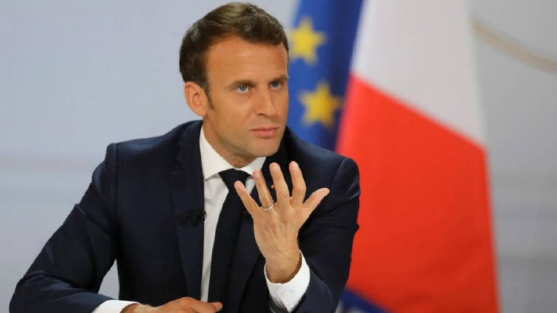 الرئيس الفرنسي إيمانويل ماكرون