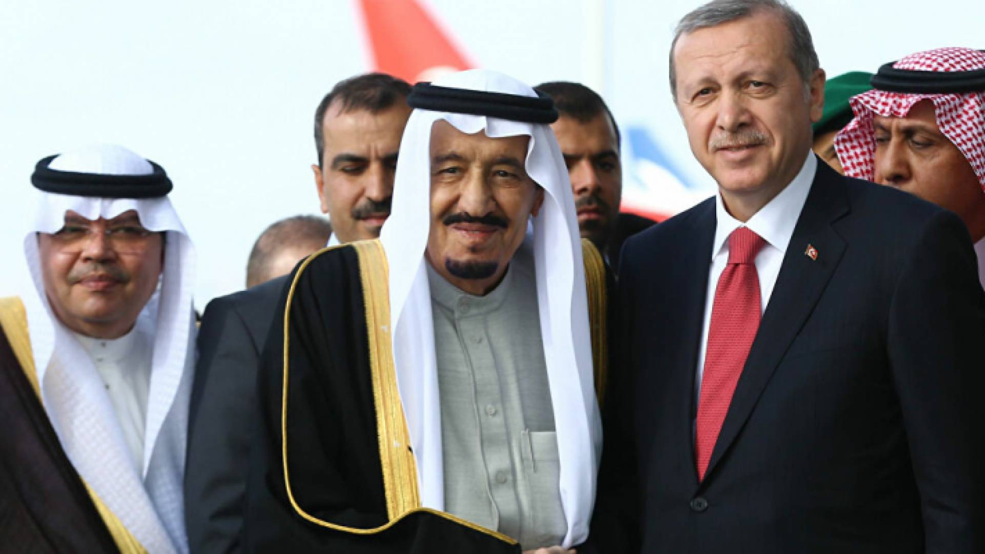 الملك سلمان بن عبد العزيز والرئيس التركي رجب طيب أردوغان