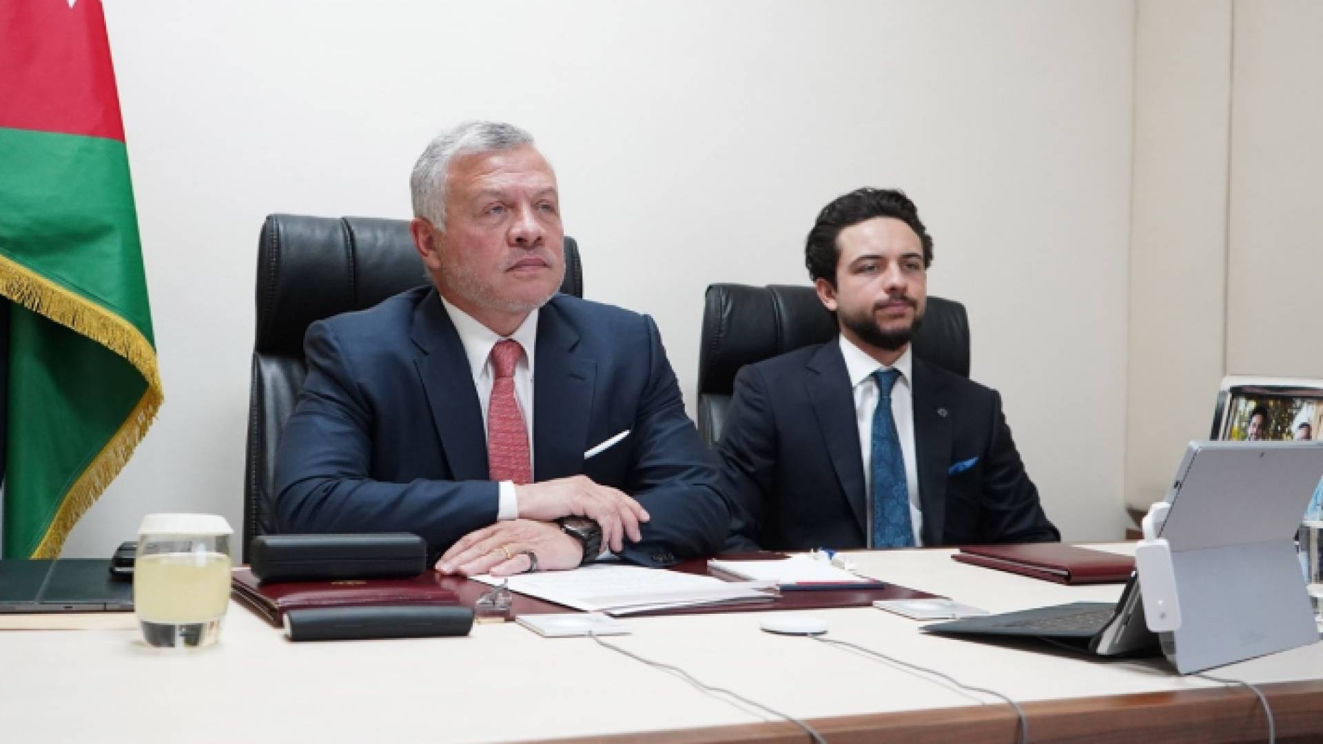 جلالة الملك وولي العهد