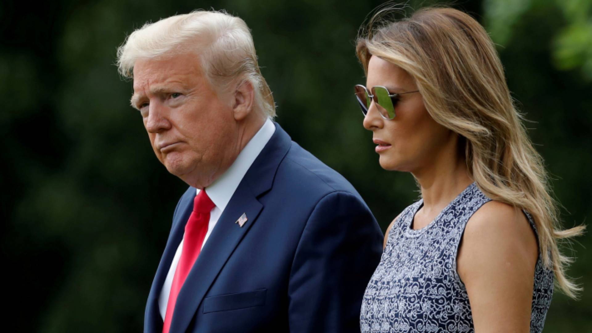 ترمب وزوجته - أرشيفية