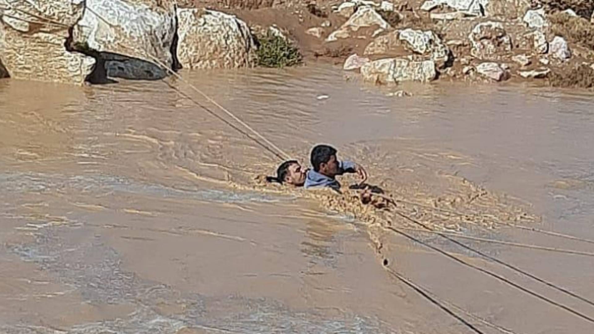 خلال عملية الإنقاذ