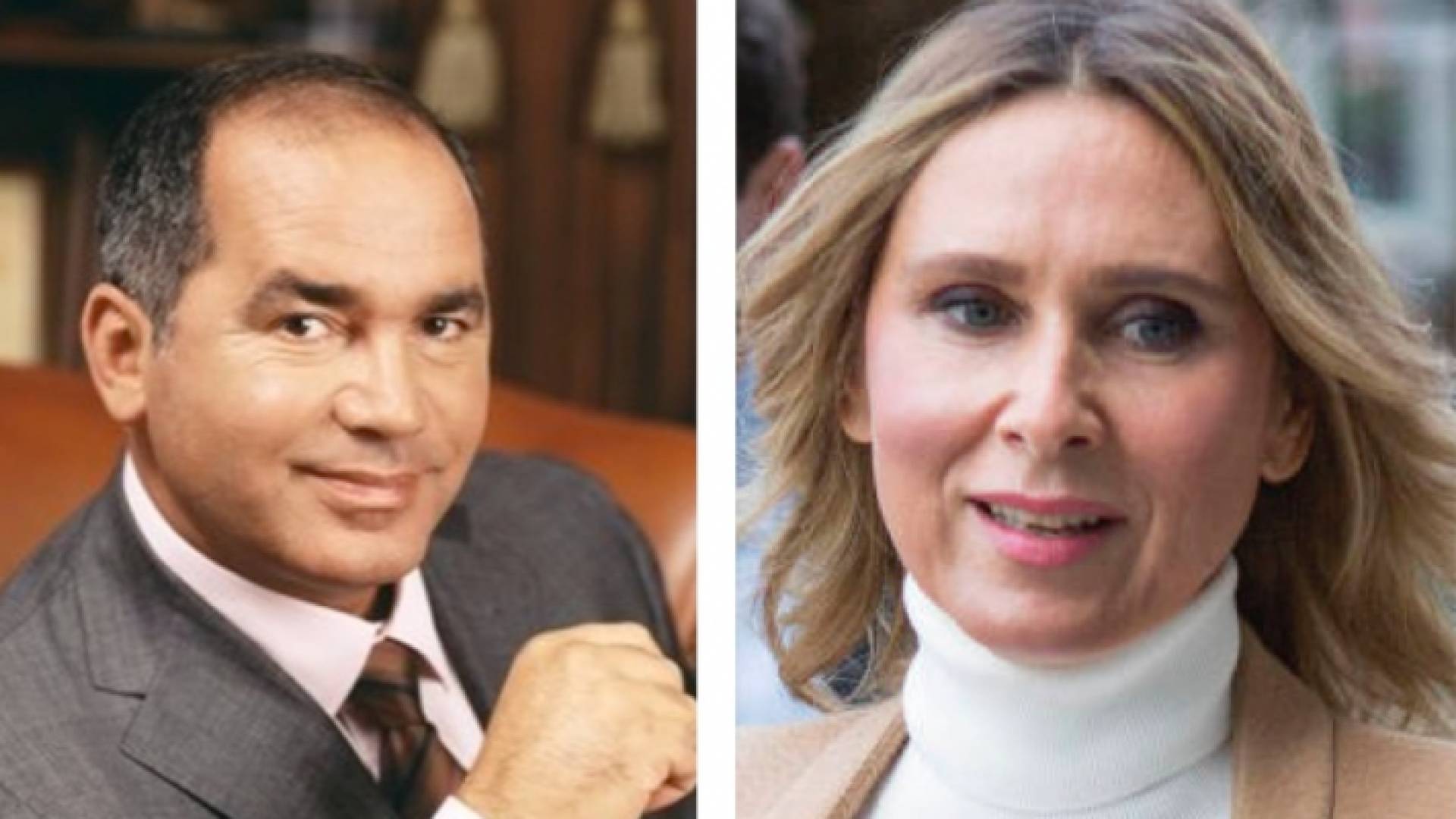 الملياردير الروسي فرهاد أحمدوف وزوجته السابقة تاتيانا أحمدوف