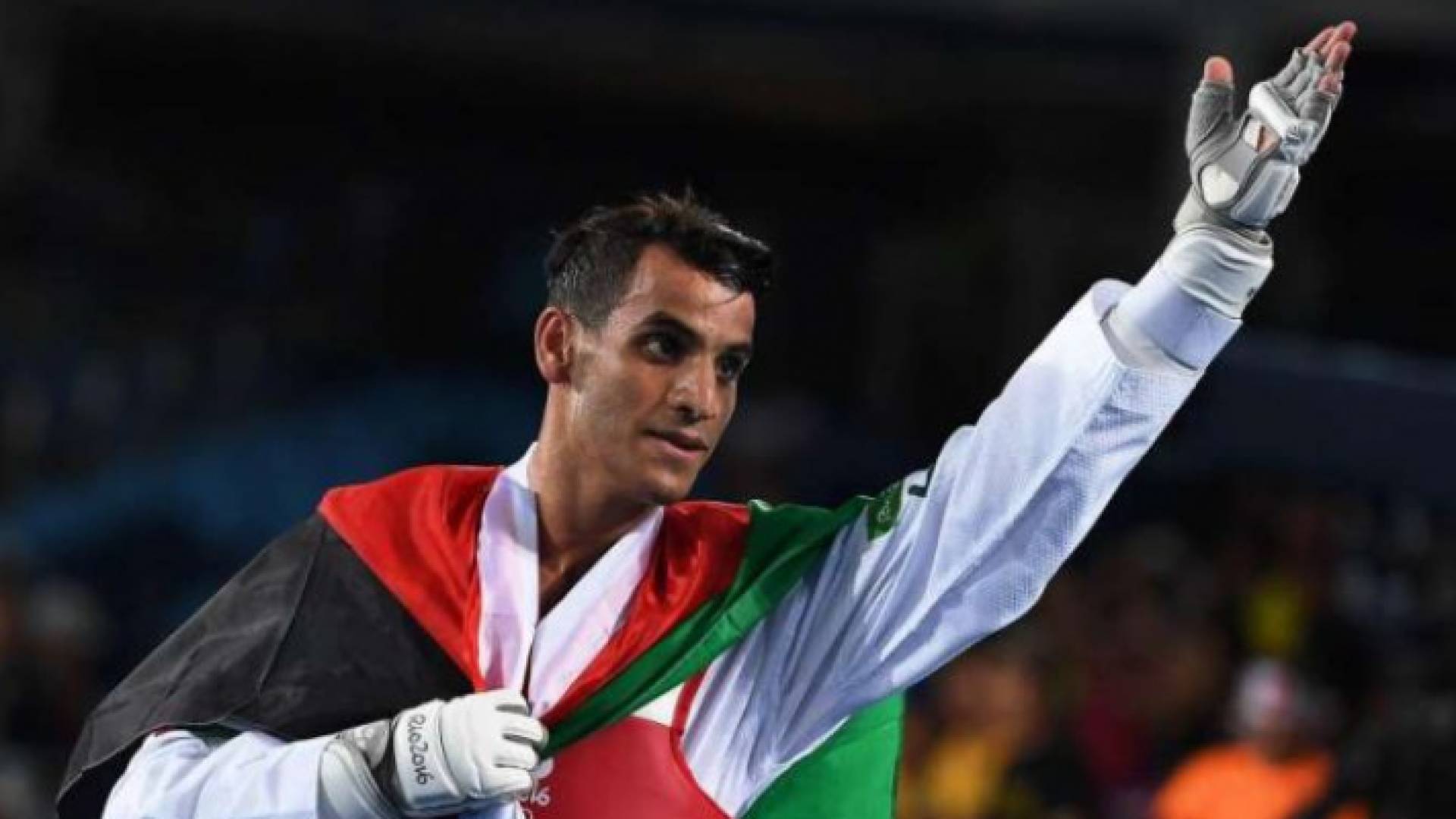 البطل الاولمبي أحمد أبو غوش