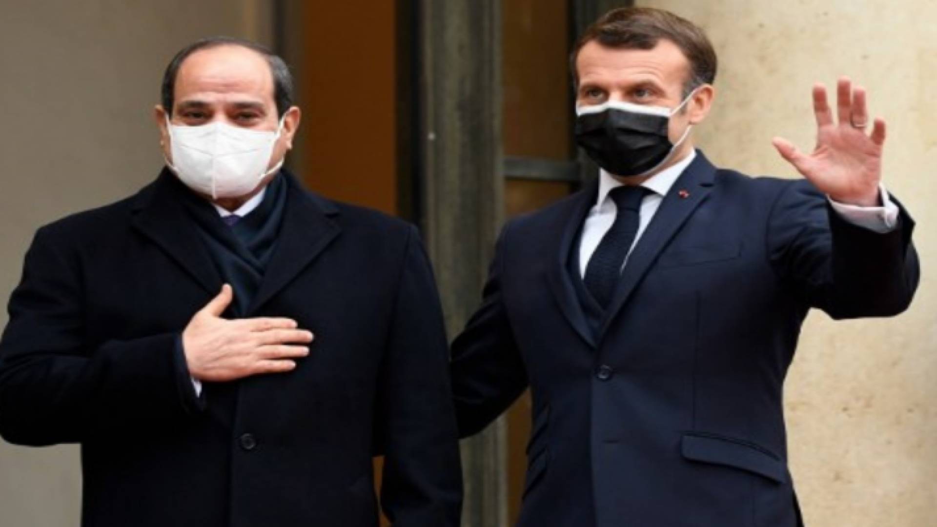 ماكرون والسيسي