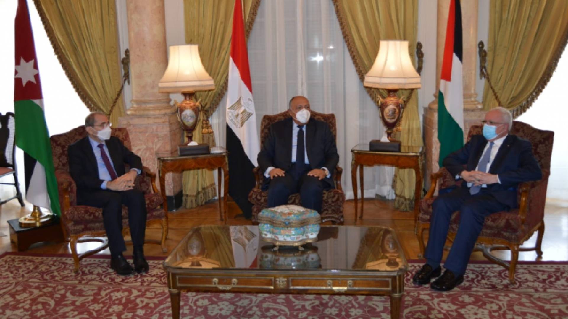 الصفدي وشكري والمالكي