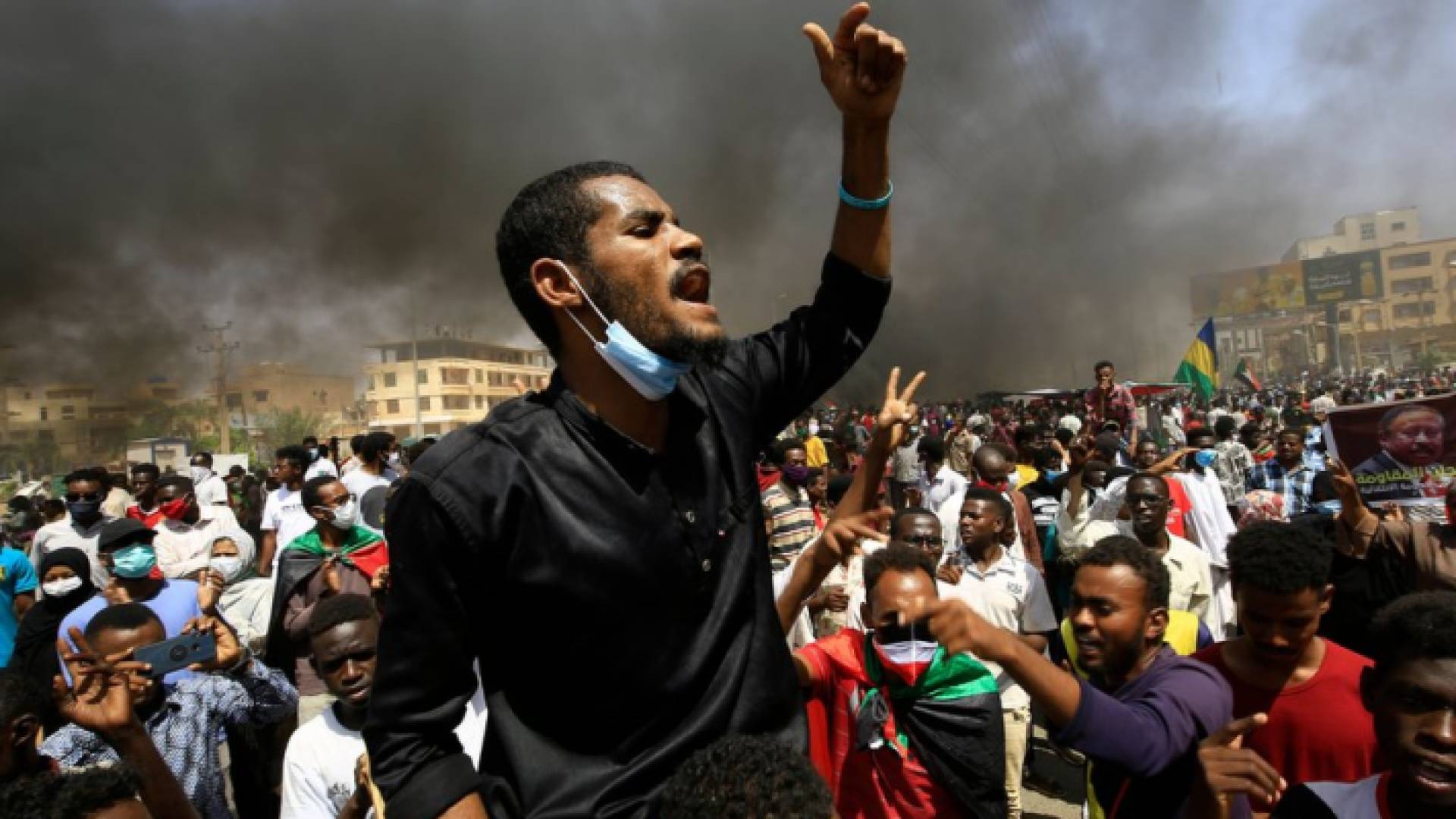 جانب من المظاهرات