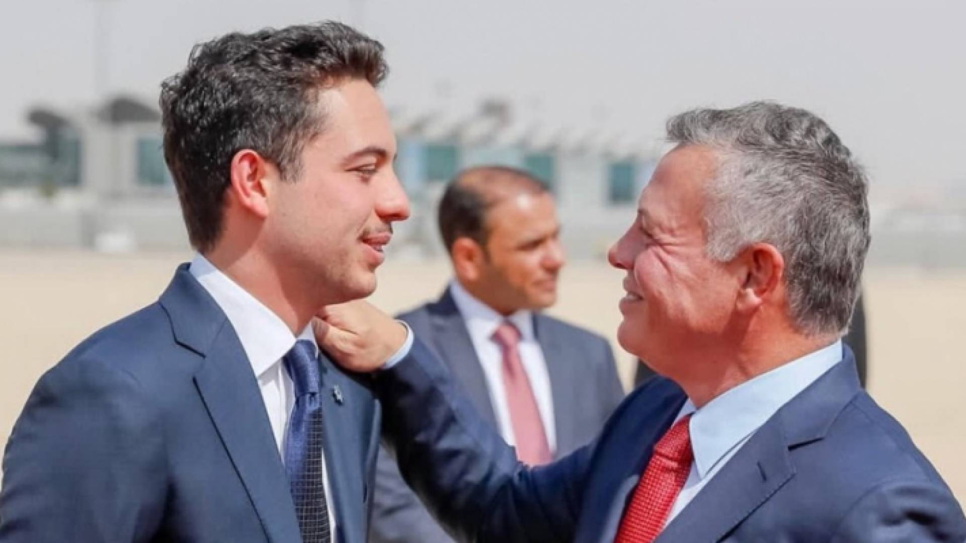 الملك وولي العهد - ارشيفية