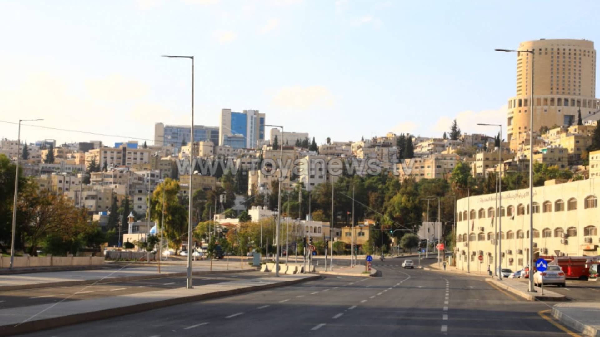 العاصمة عمان خلال الحظر الشامل