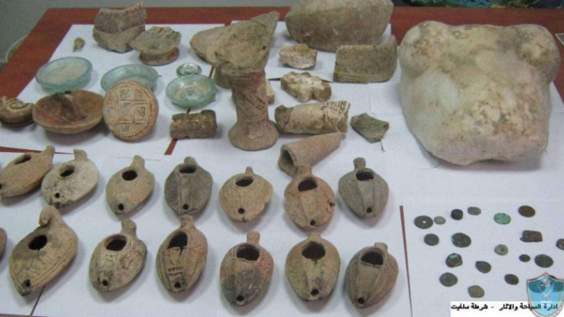 الآثار المضبوطة