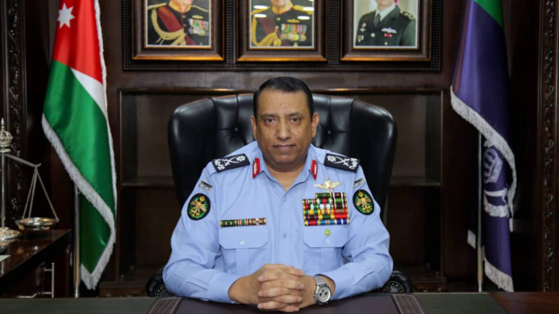 مدير الأمن العام اللواء الركن حسين الحواتمة