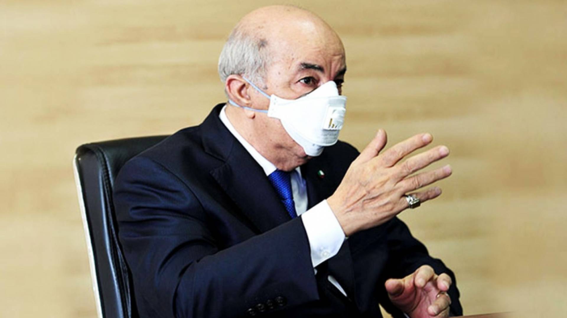 الرئيس الجزائري عبد المجيد تبون